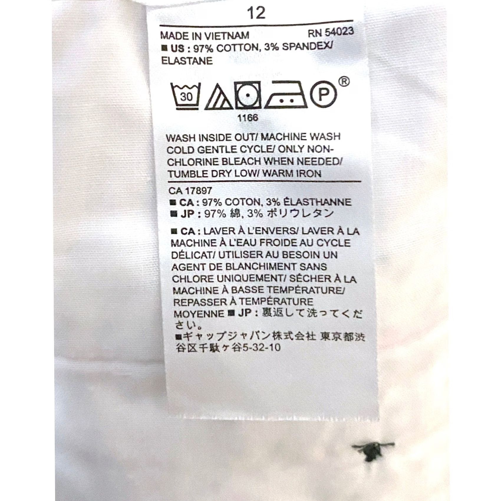 Banana Republic Banana Republic Chino Shorts Womens 12 Casual Travel Workwear Floral White Weathered 12 Womens Size 34" / US 12 / IT 48 - 6 Thumbnail