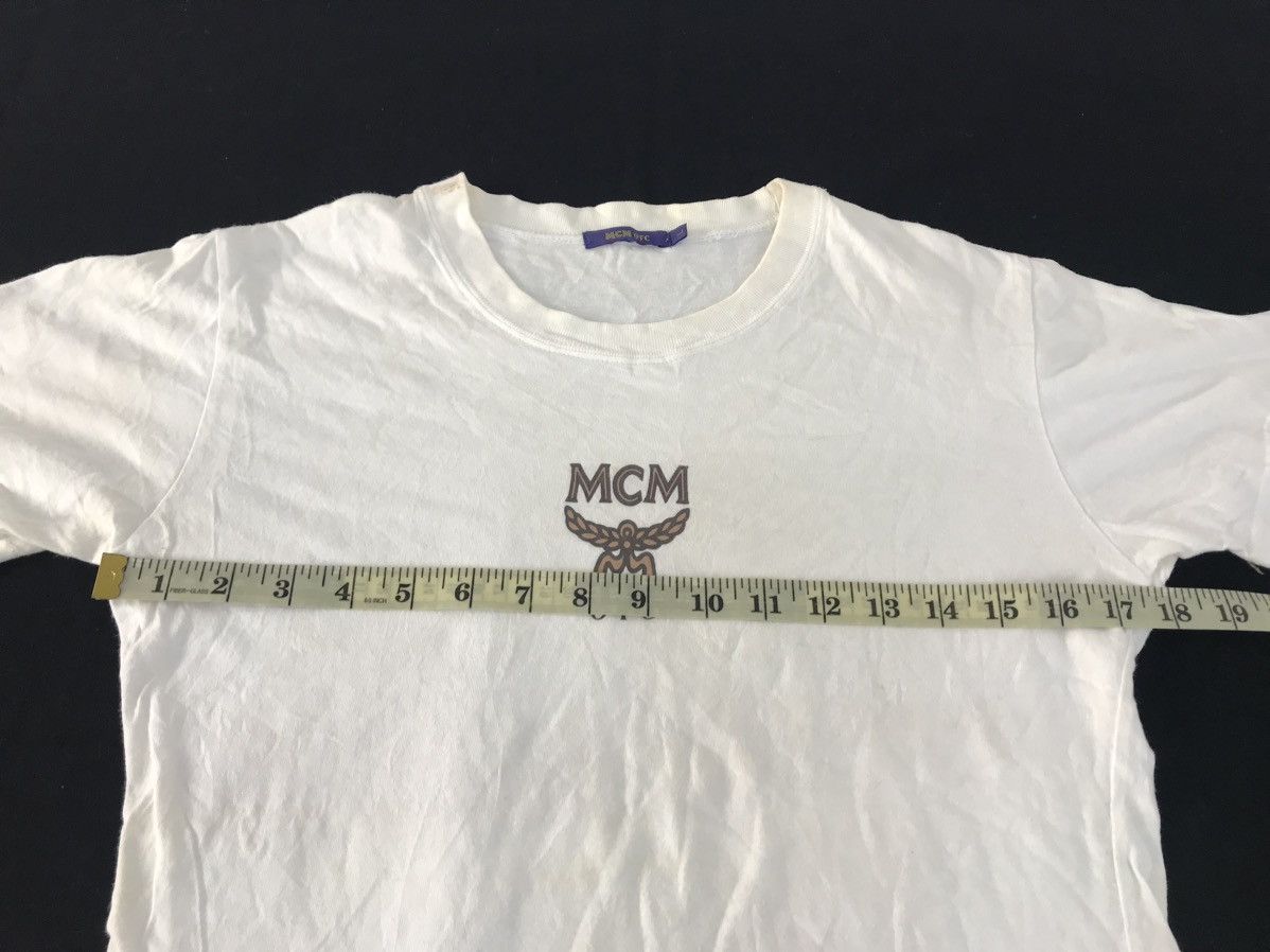 Designer × MCM Hype MCM Otc Big Logo Crewneck White Tee Size L / US 10 / IT 46 - 8 Thumbnail