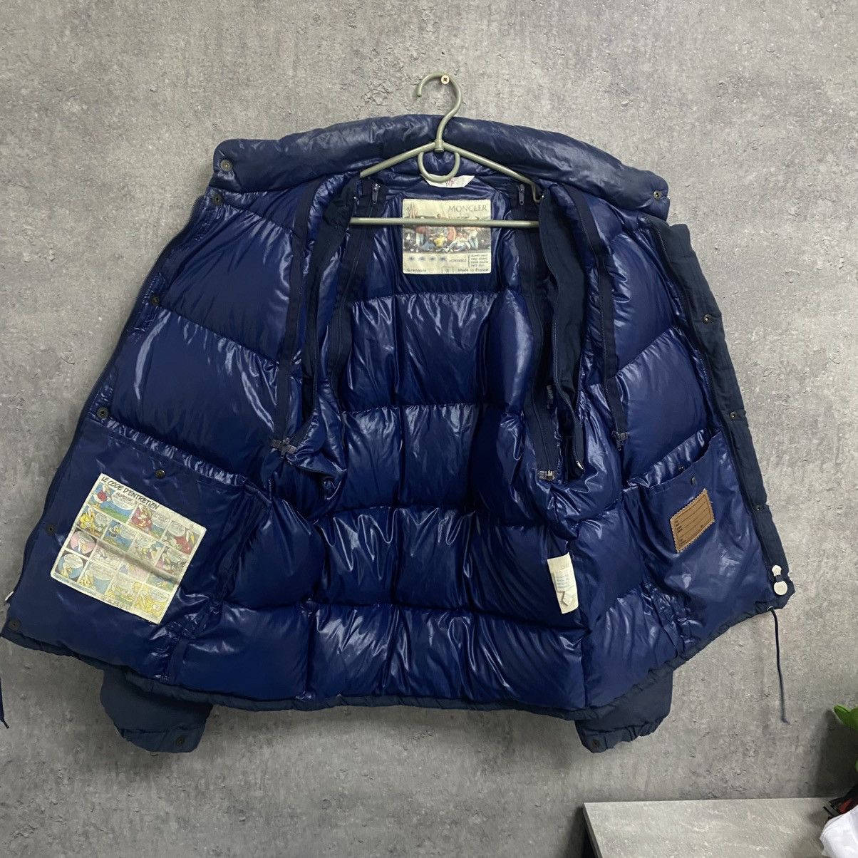 Moncler Vintage 80s Moncler Grenoble Puffer / Vest Jacket 2in1 Size US L / EU 52-54 / 3 - 15 Thumbnail