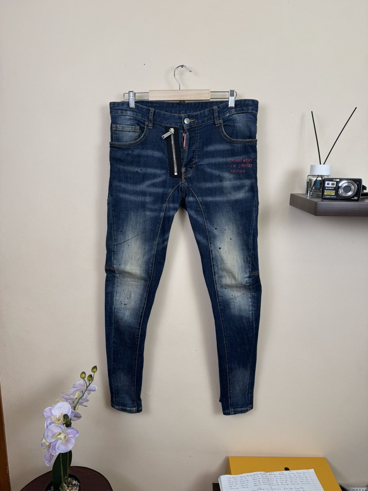 Dsquared2 Dsquared2 Jeans Men Slim Blue 48 Denim Luxury Size US 31 - 3 Thumbnail