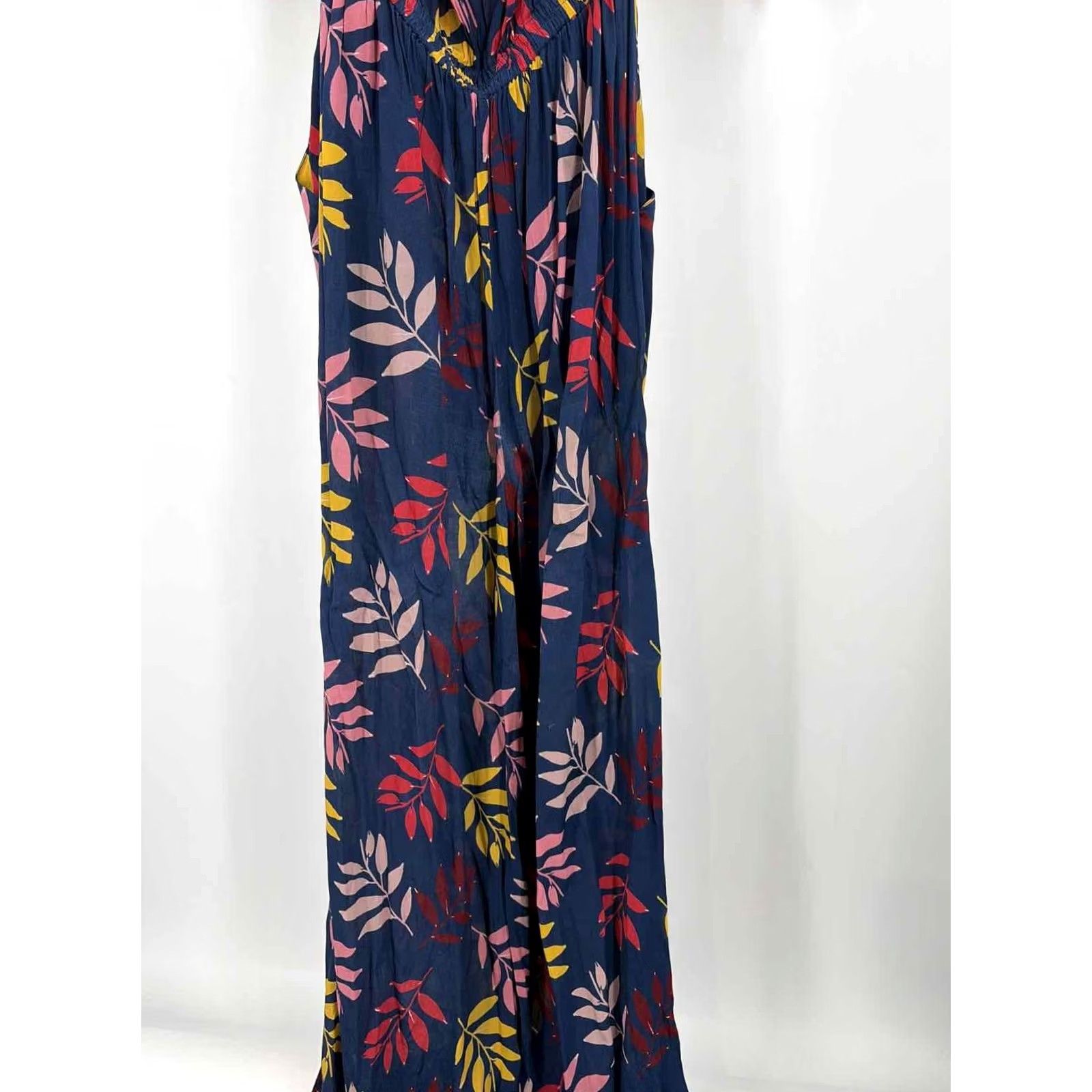 Vintage Pre-Owned Carolina K Navy Size Small Long Sleeve Jumpsuit Size S / US 4 / IT 40 - 4 Thumbnail