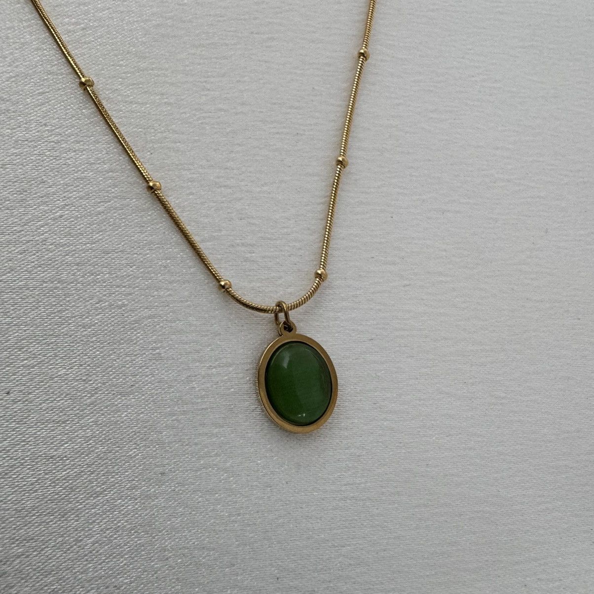 Other Green Crystal Pendant Necklace for Women Size ONE SIZE - 2 Thumbnail