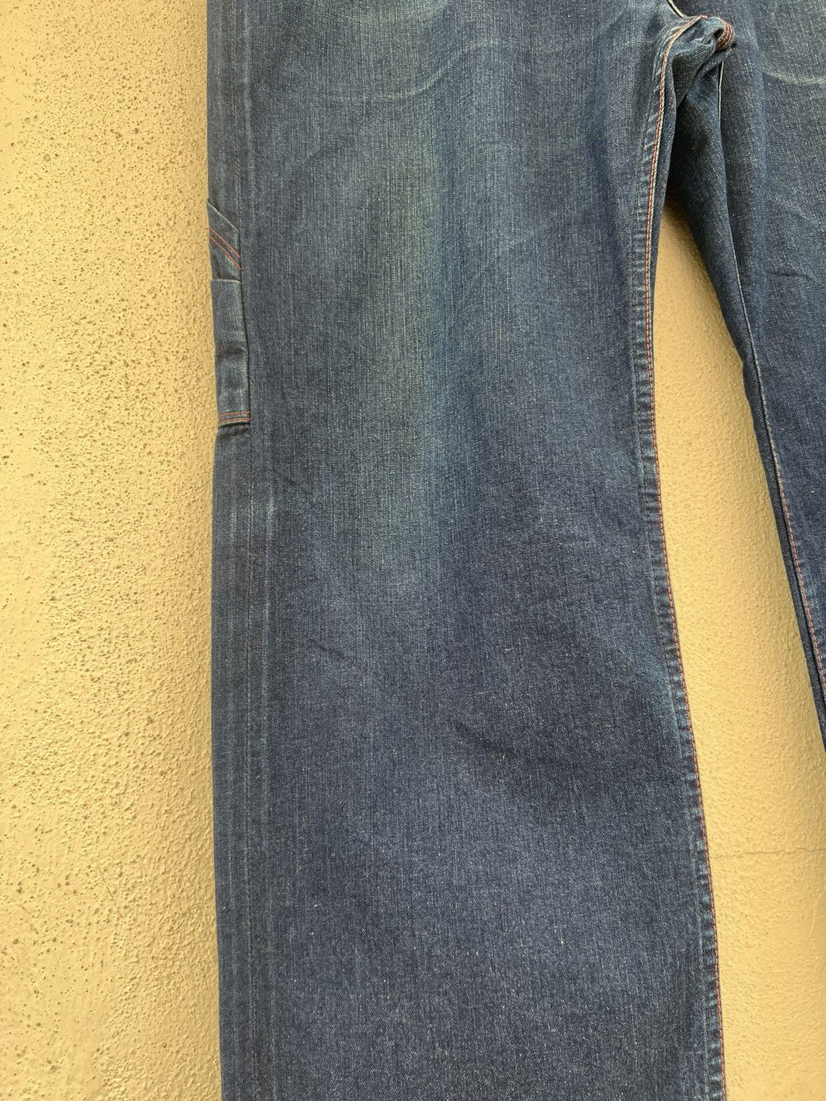 Hiroshi Kato KATO Japan Faded Indigo Denim Work Pant Size US 34 / EU 50 - 8 Thumbnail