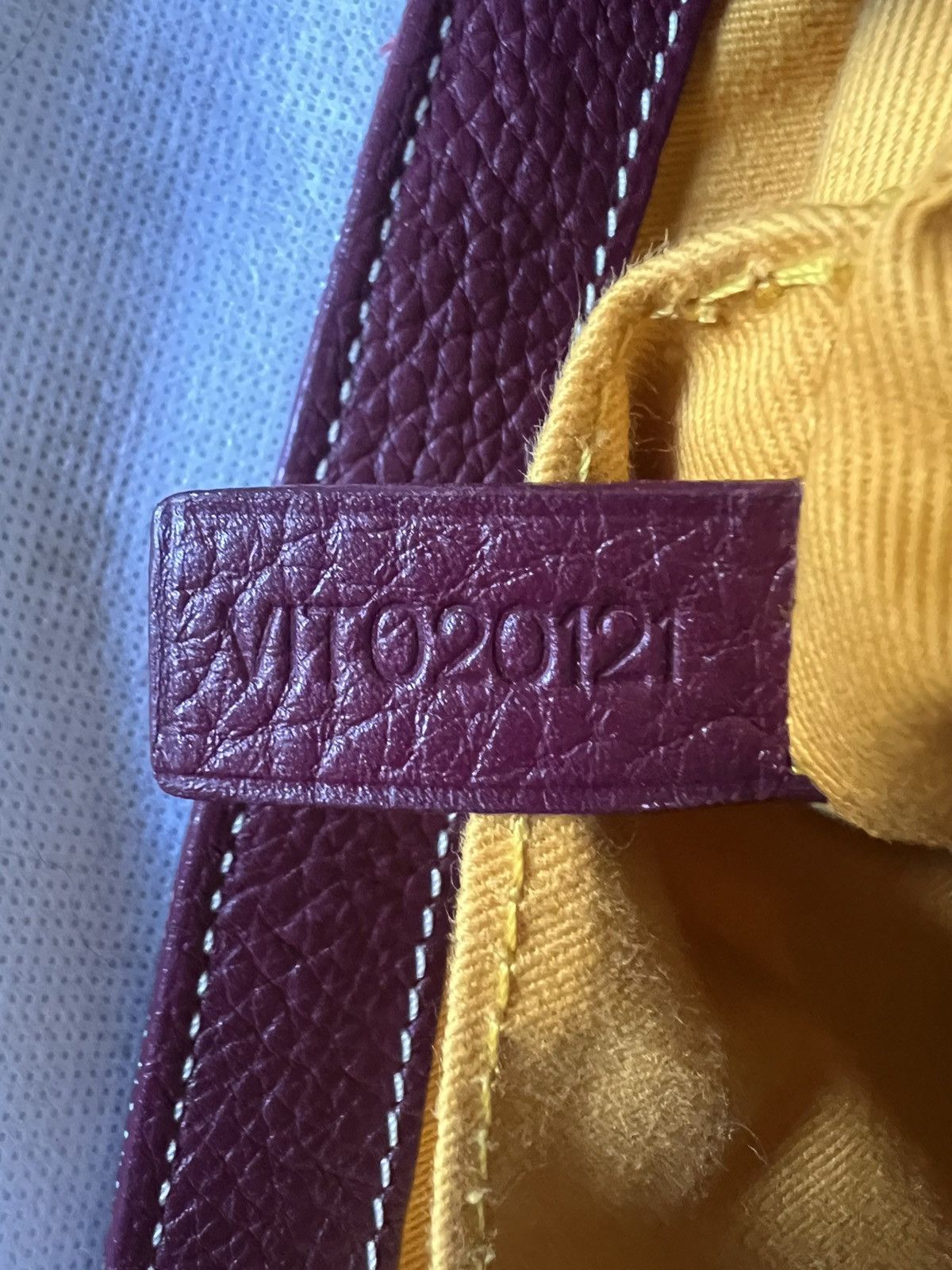 Goyard Goyard 2012 Burgundy Grand Bleu GM Messenger Bag Size ONE SIZE - 9 Thumbnail