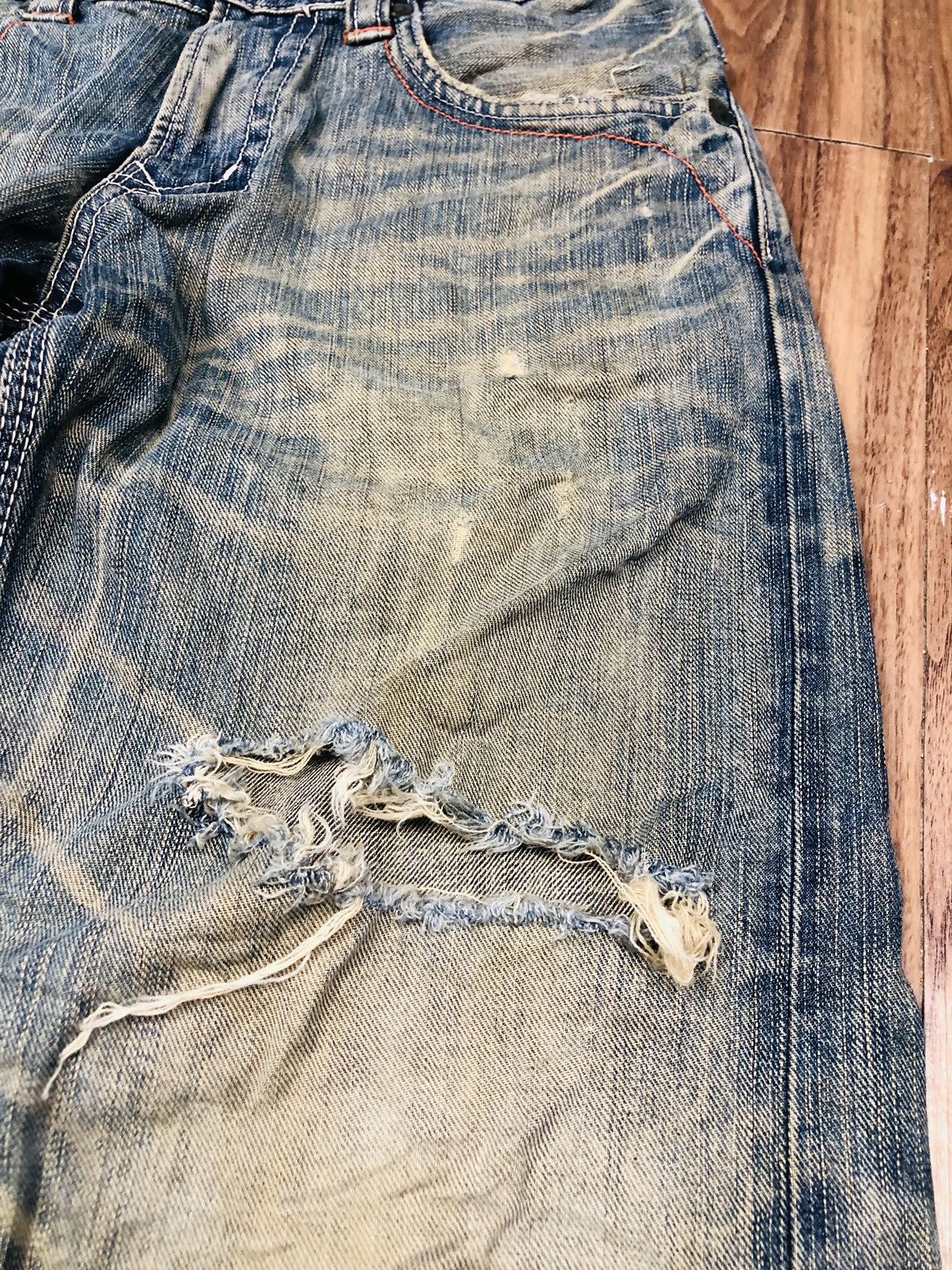 Edwin Edwin Distressed Jeans (21) Size US 30 / EU 46 - 10 Thumbnail