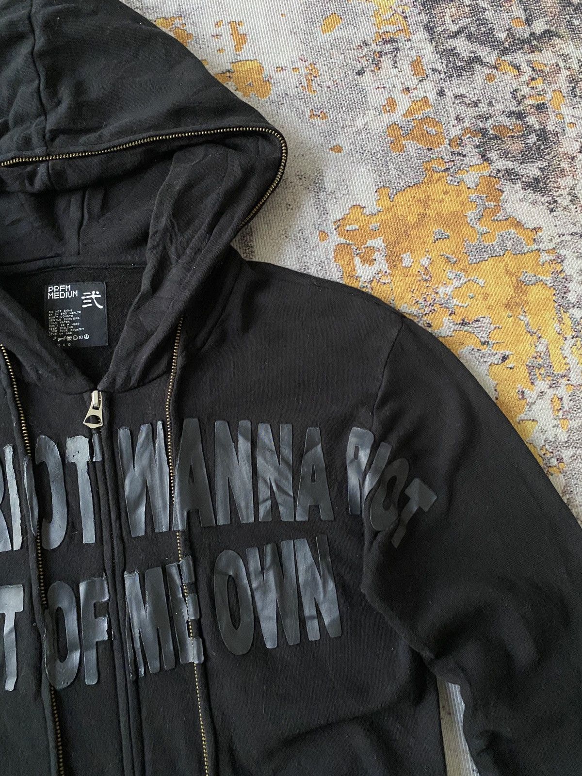 PPFM SS06 PPFM ‘RIOT’ Design Zipper Hoodie Size US M / EU 48-50 / 2 - 10 Thumbnail