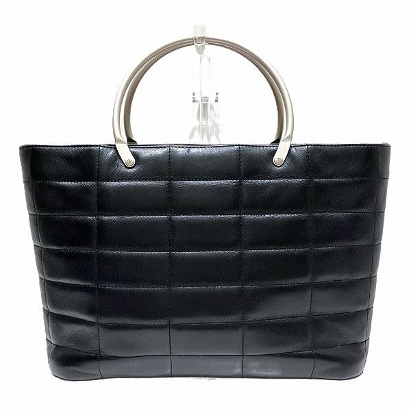 Chanel Chanel Chanel Lambskin Chocobar Tote Bag Leather Tote Bag 5340840 in Good Condition Size ONE SIZE - 1 Thumbnail