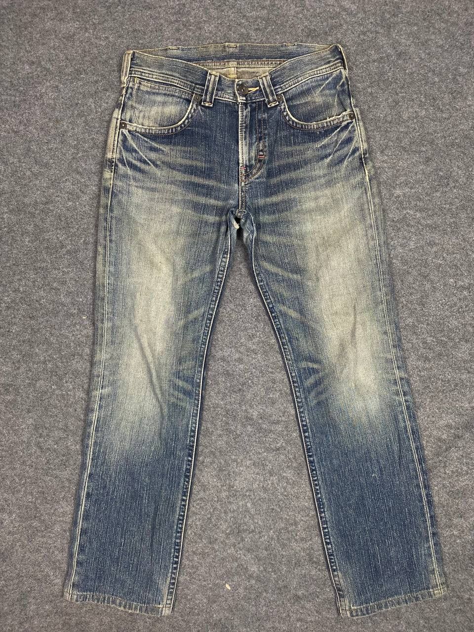 Wrangler vintage wrangler uneven faded distressed denim Size US 32 / EU 48 - 8 Thumbnail