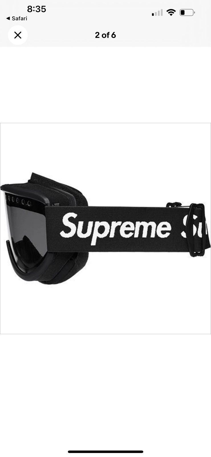 Supreme The North Face SmithRescue Goggles (SS22) - $258