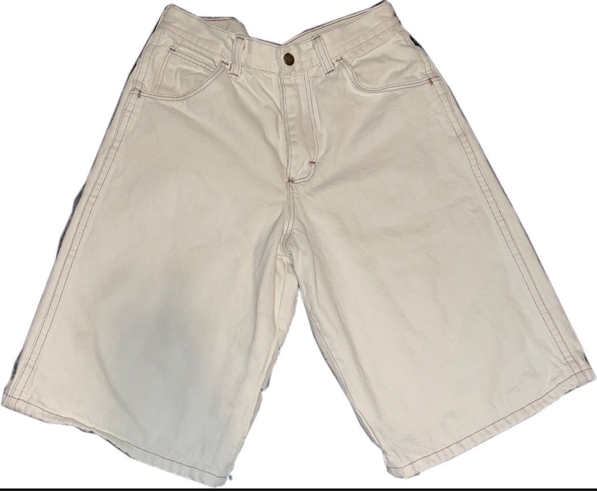 Wrangler Cream Wrangler Jorts Size 23" - 1 Thumbnail
