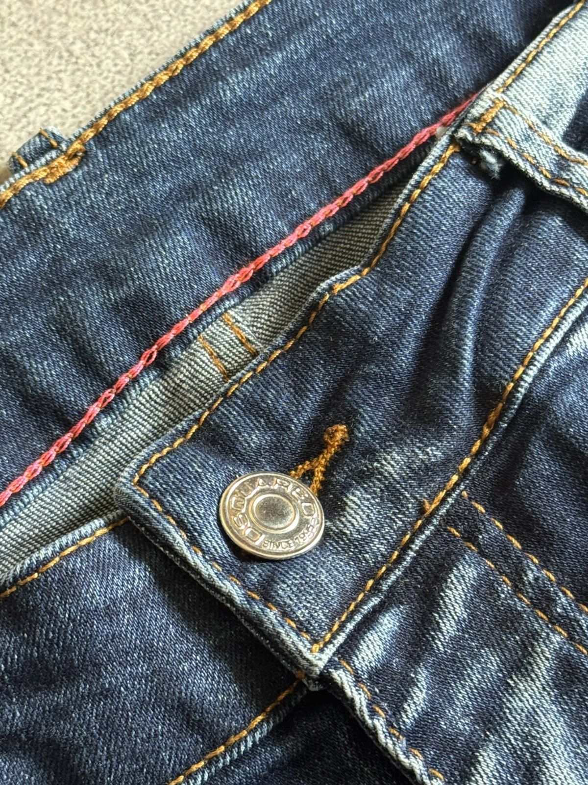 Dsquared2 Dsquared2 31/32 Destressed denim pants jeans trousers y2k Size US 31 - 7 Thumbnail