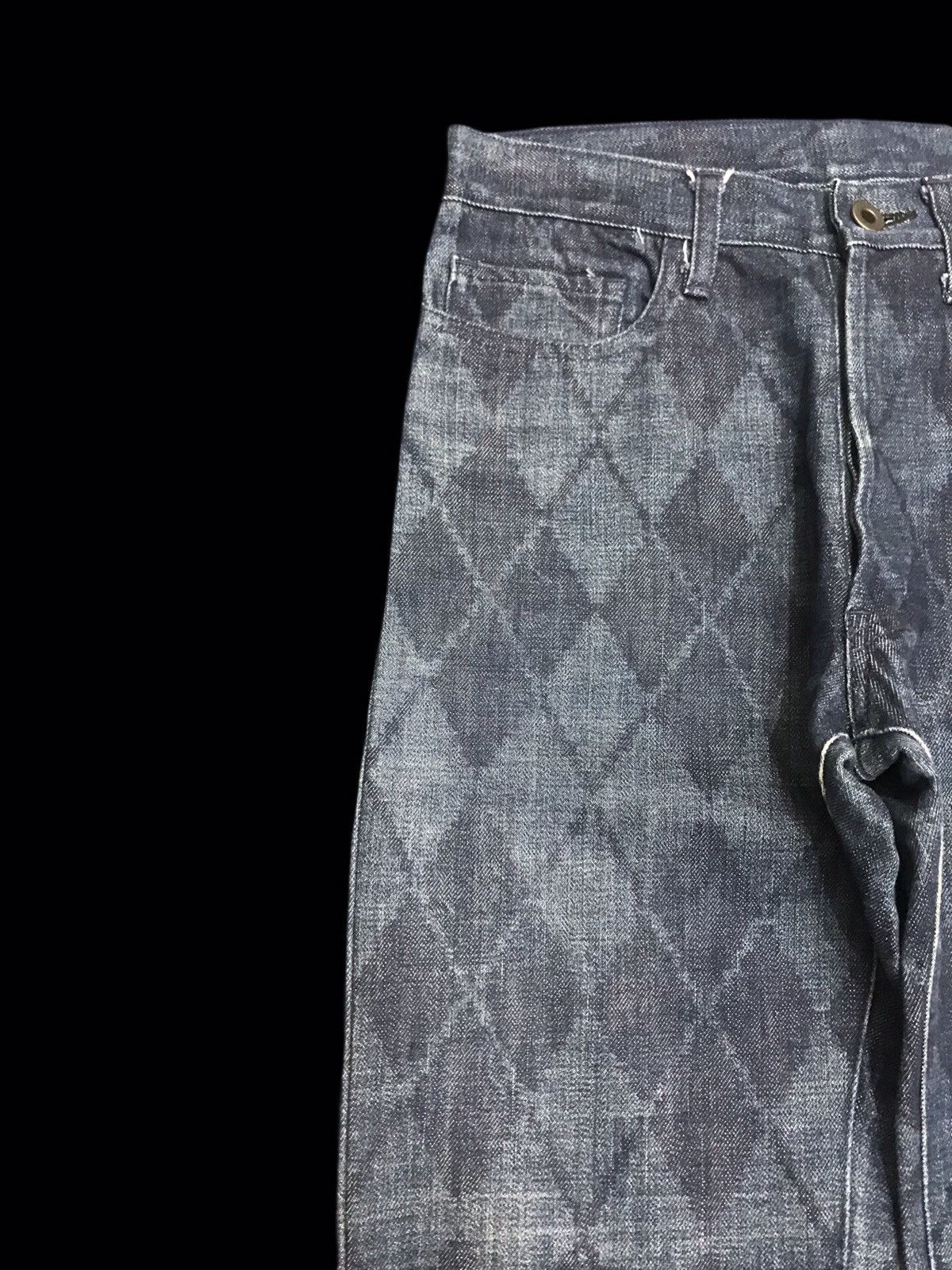 Japanese Brand 💥ARCHIVAL💥EDGE RUPERT ARTISANAL FULL DIAMOND DENIM F159 Size US 27 - 4 Thumbnail