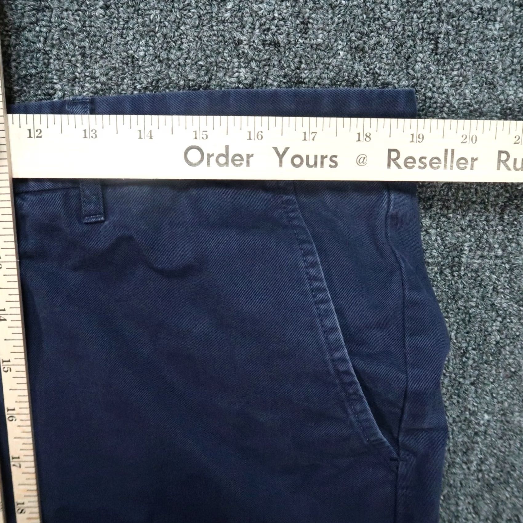Vintage Peter Manning Pants Mens 38x28 Slim Straight Chino Blue Size US 38 / EU 54 - 5 Thumbnail