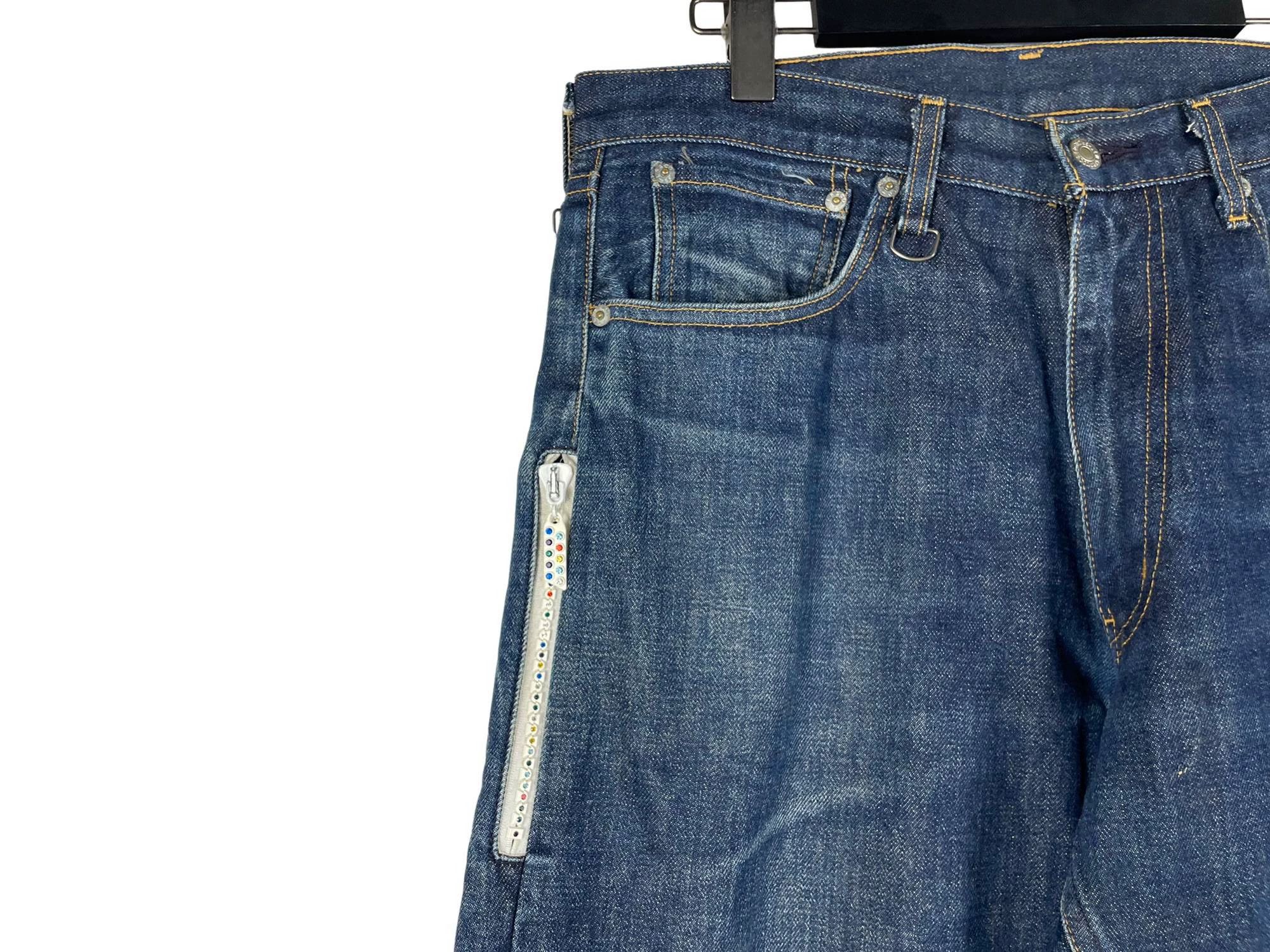 Levi's Levi’s Fenom Disco Color Diamond Shimmer Jeans L Size US 34 / EU 50 - 5 Thumbnail