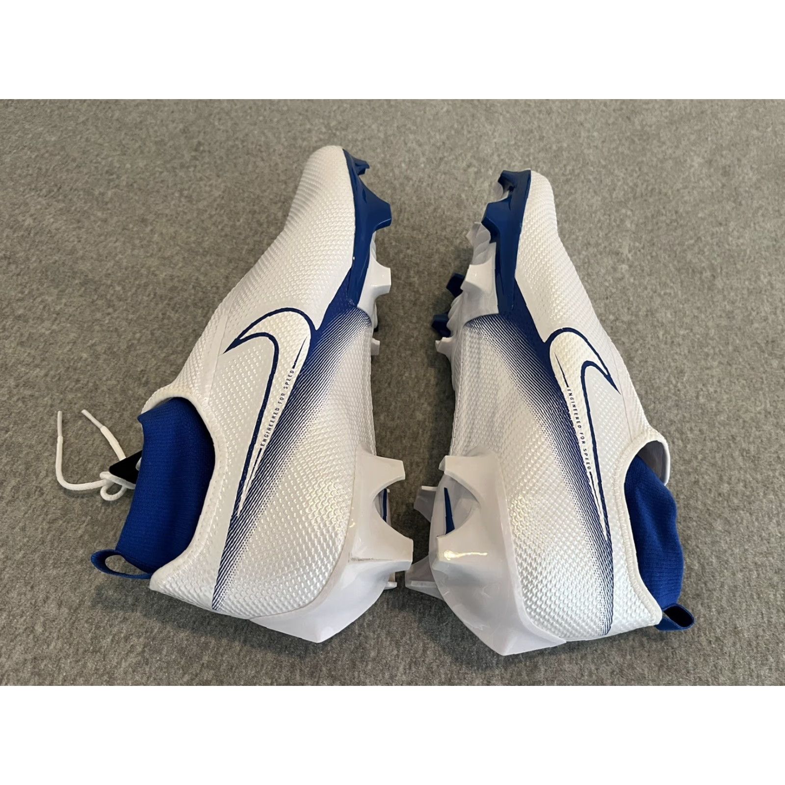 Nike Nike Vapor Edge Pro 360 Football Cleats Mens Size 15 White Royal Blue Ghost Laces Nike Vapor Edge Pro 360 AO8277-101 Brand New Size US 15 / EU 48 - 4 Thumbnail
