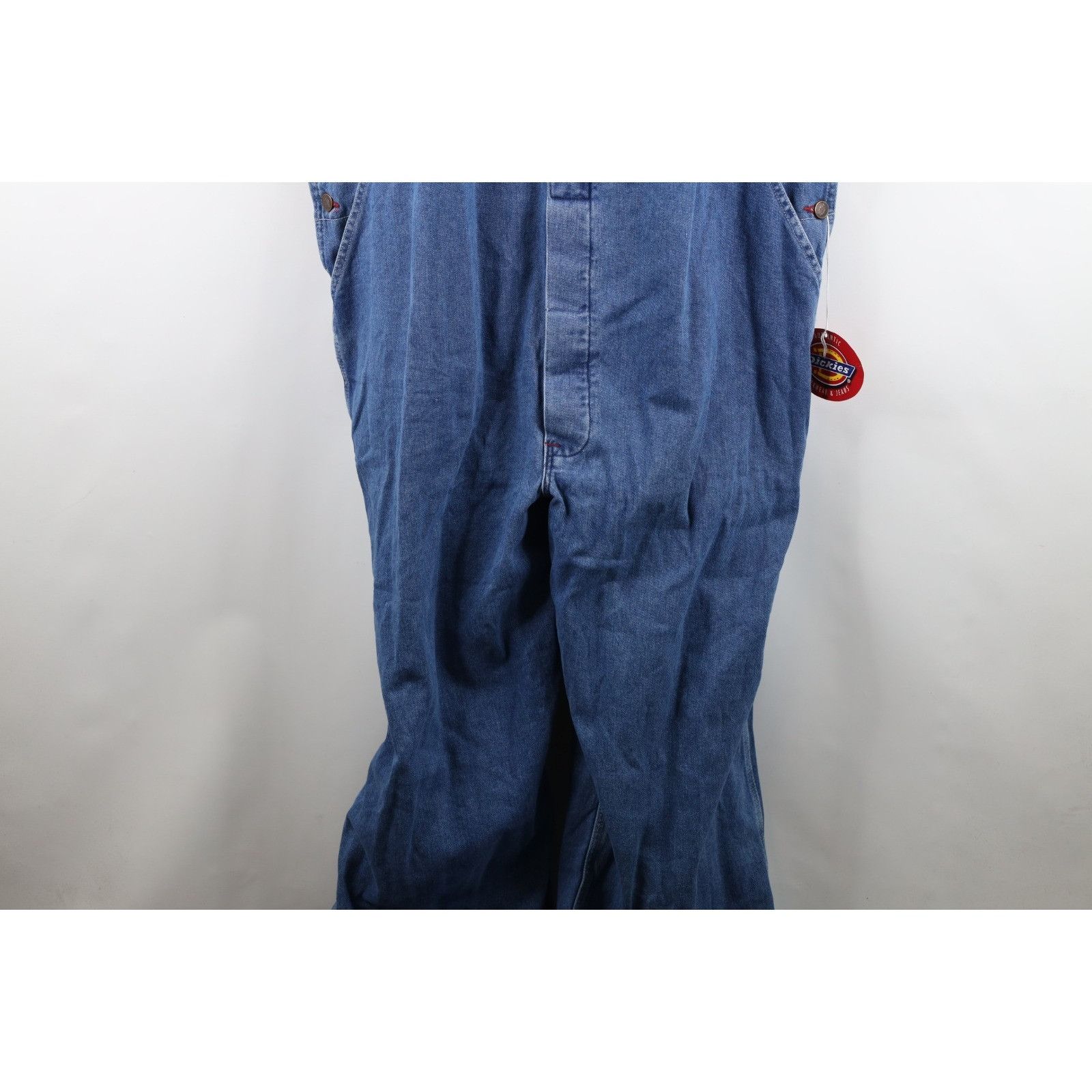 Dickies Deadstock Vintage 90s Dickies Spell Out Wide Leg Overalls Size US 44 / EU 60 - 4 Thumbnail