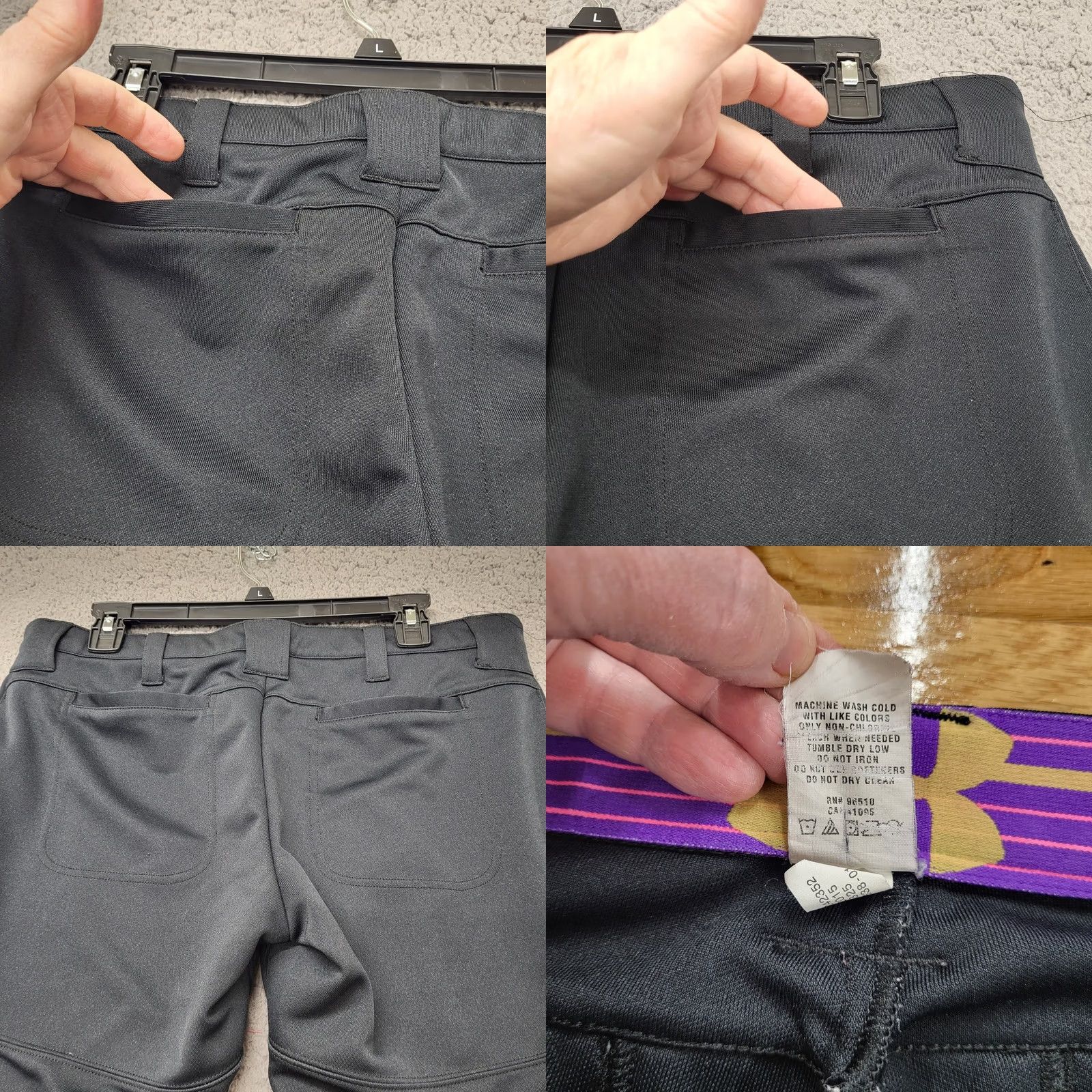 Under Armour Under Armour Women Pants Black Capri Stretch Outdoor Sports Tapered Inseam see pic's L Size 36" / US 14 / IT 50 - 9 Thumbnail
