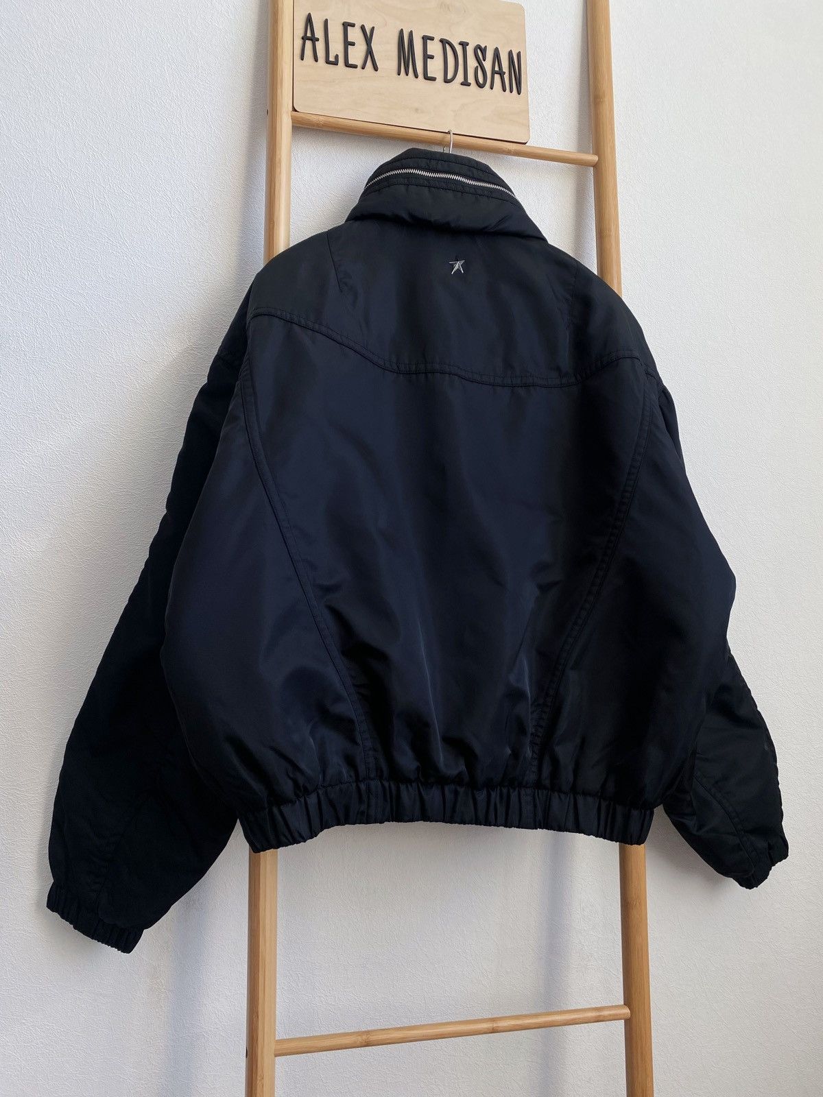 Mugler Mugler x H&M Nylon Bomber Jacket Size L Size US L / EU 52-54 / 3 - 8 Thumbnail