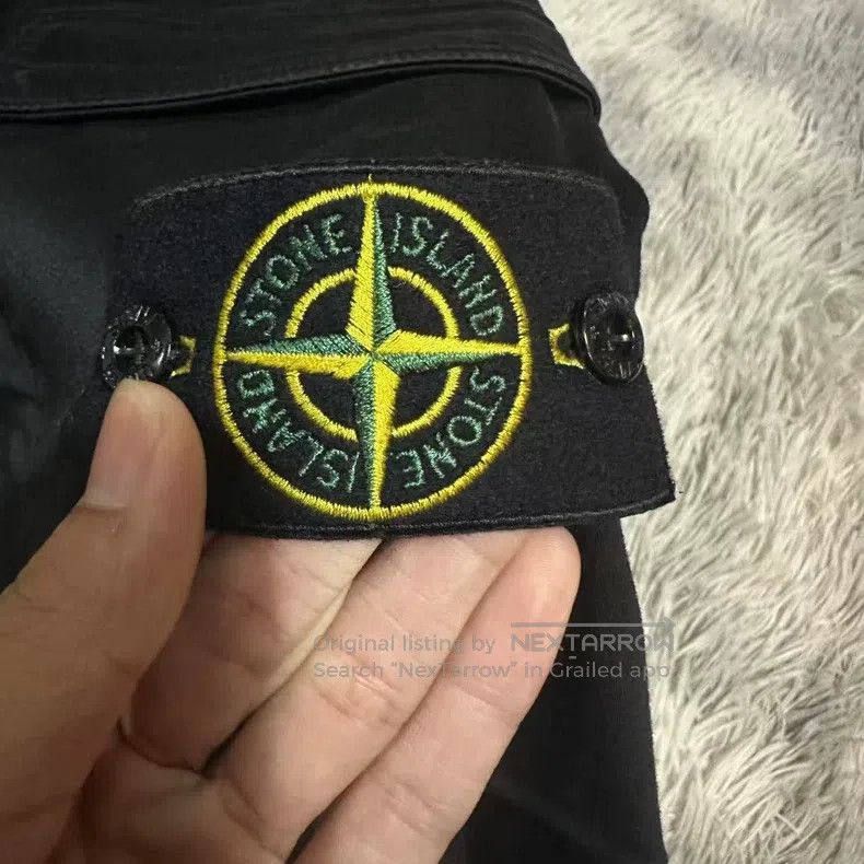 Stone Island Stone Island Work Pants Trousers Black Size US 31 - 3 Thumbnail