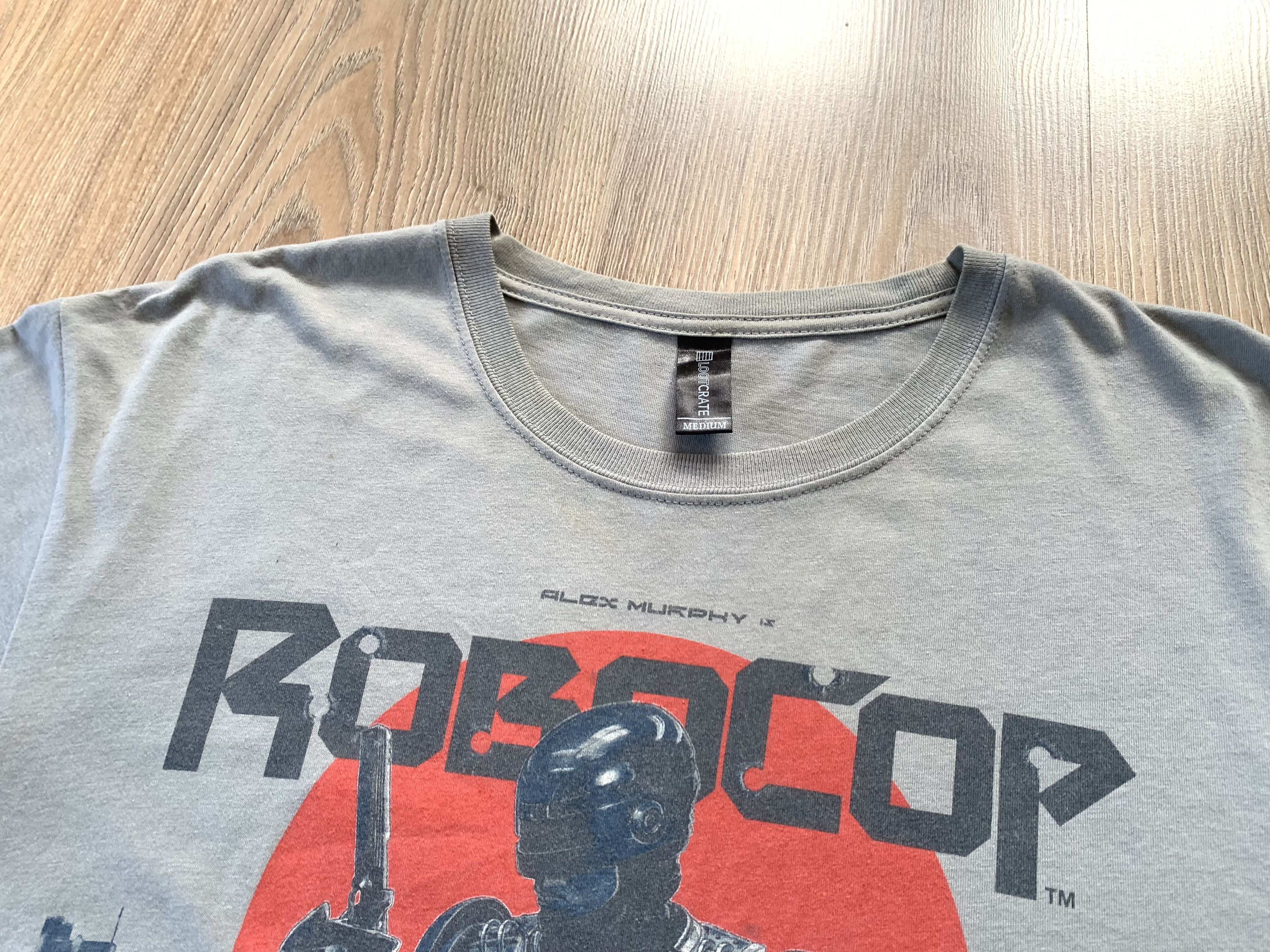 Other Alex Murphy RoboCop Mens Gray Print T-Shirt Size US M / EU 48-50 / 2 - 4 Thumbnail