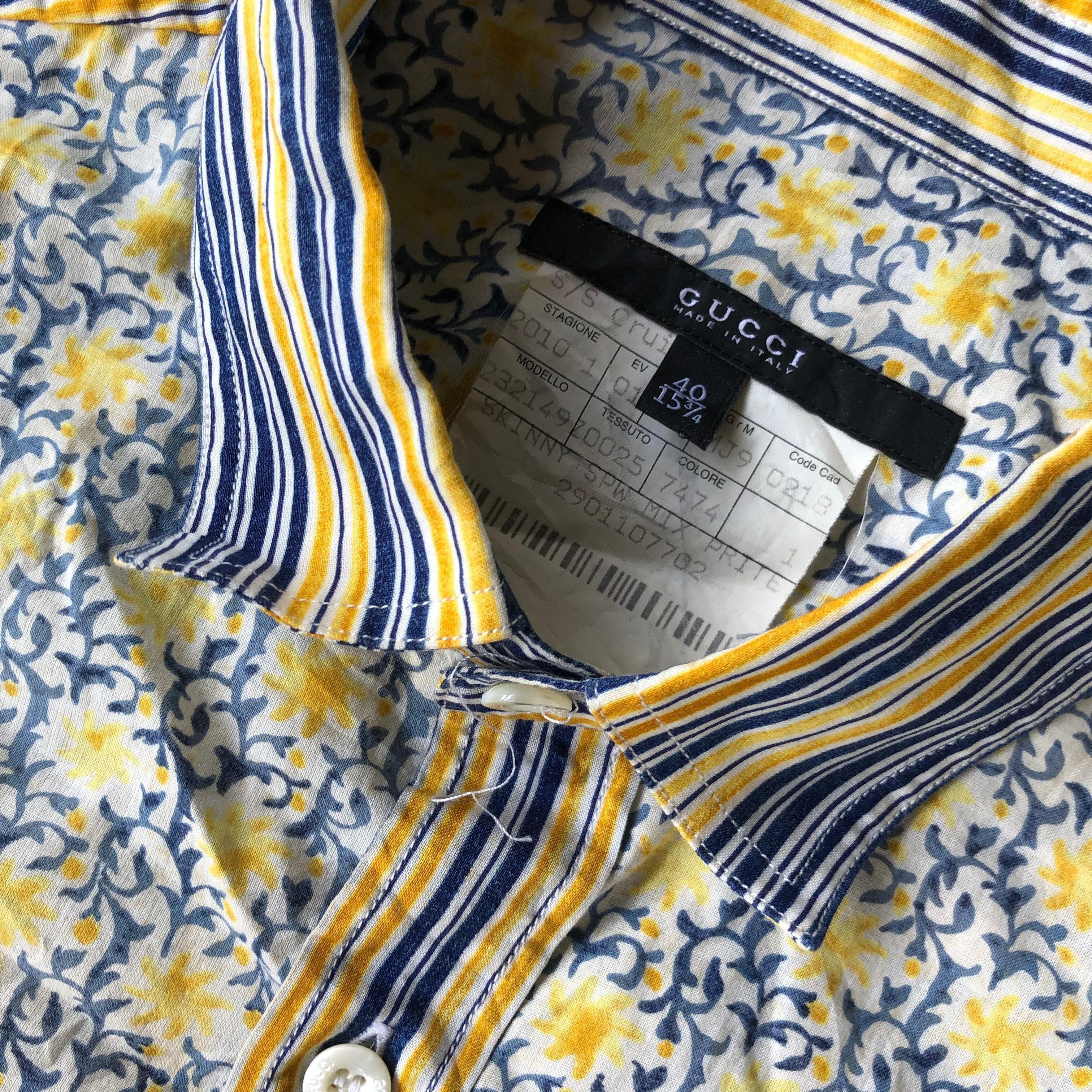 Gucci Gucci S/S Cruise Floral Shirts Size US M / EU 48-50 / 2 - 4 Thumbnail