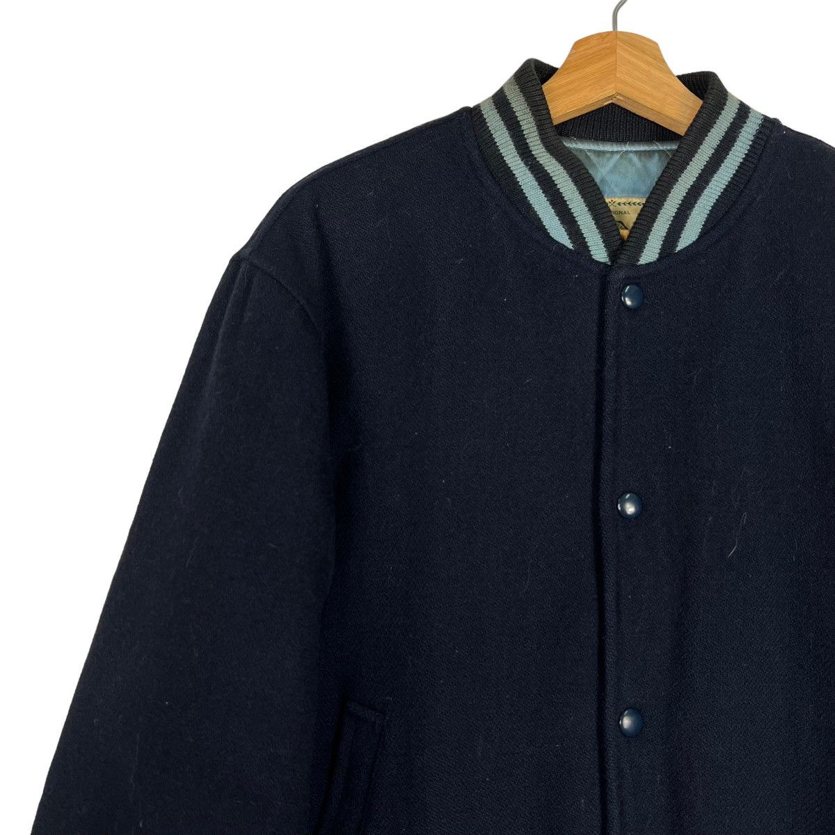 Japanese Brand 🔥 VINTAGE GQ FORD VARSITY BOMBER JACKET Size US L / EU 52-54 / 3 - 6 Thumbnail