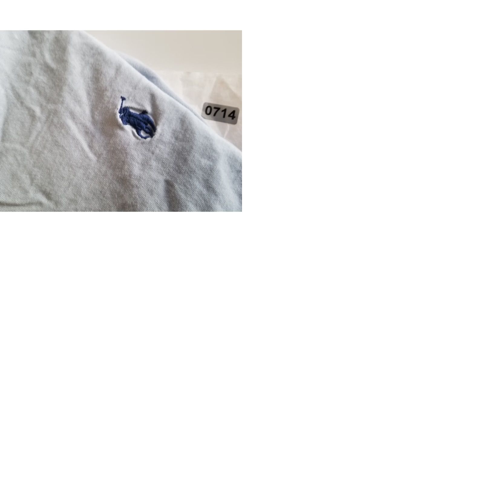 Polo Ralph Lauren Polo Ralph Lauren Shirt T-Shirt Men Small Blue Distressed Logo Embroidered Crew Neck Knit Cotton Short Sleeve Regular Fit Vintage: No Size US S / EU 44-46 / 1 - 9 Thumbnail
