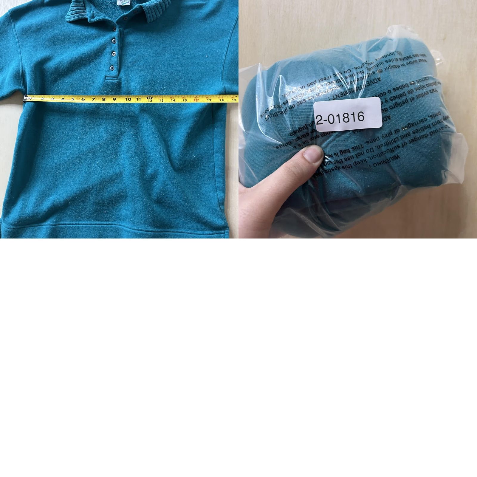 Vintage VINTAGE First Run Sweatshirt Mens M Blue Fleece Henley Pullover Winter 80s 90s Classic Pullover Mens Size US M / EU 48-50 / 2 - 8 Thumbnail