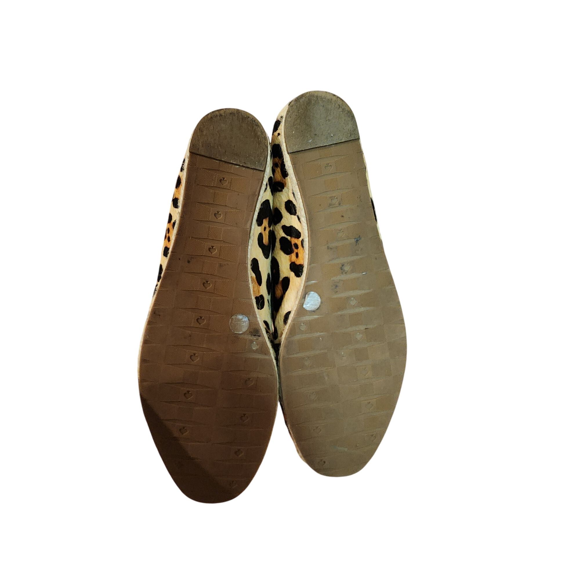 Kate Spade Kate Spade Vilette calf hair espadrille flats with a leopard Size US 9 / IT 39 - 7 Thumbnail