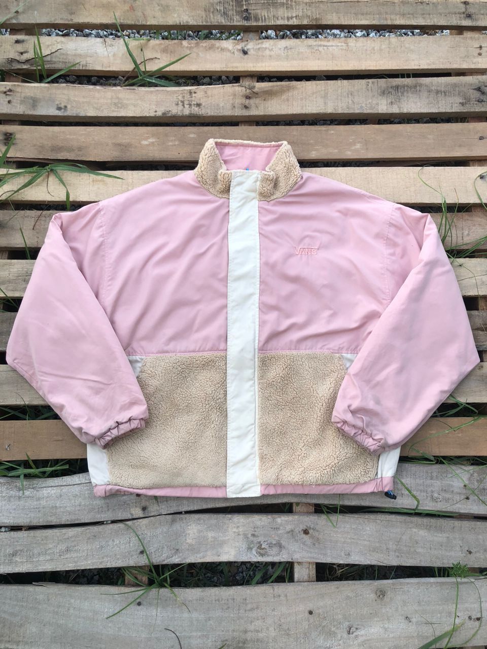 Vans Vans Reversible Fleece Jacket Size US M / EU 48-50 / 2 - 1 Thumbnail