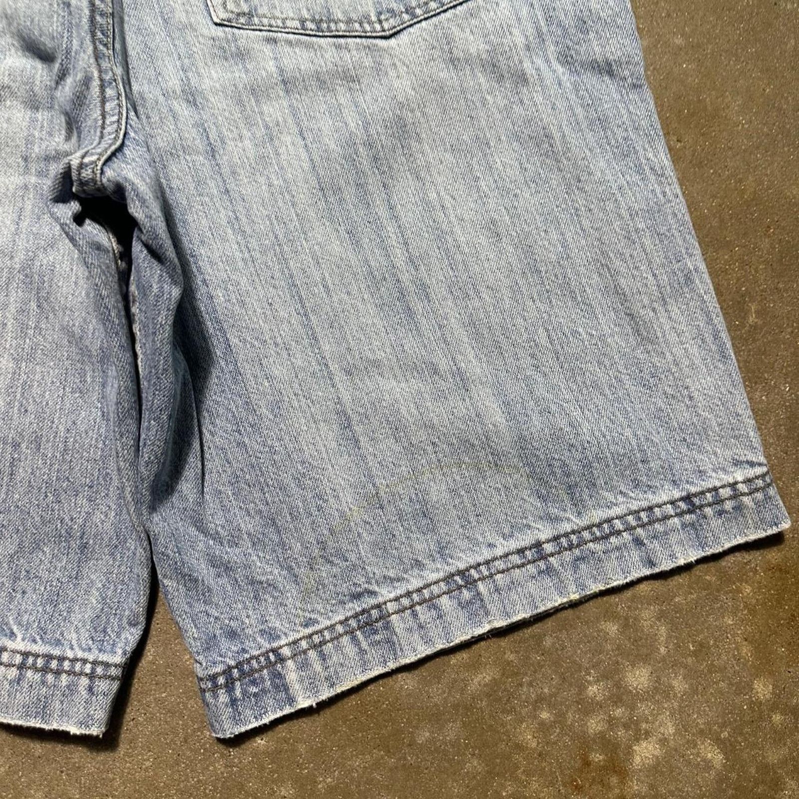 Wrangler Vintage Y2K Reunion Baggy Jean Shorts Mens 36" Baggy Jorts Size US 36 / EU 52 - 5 Thumbnail