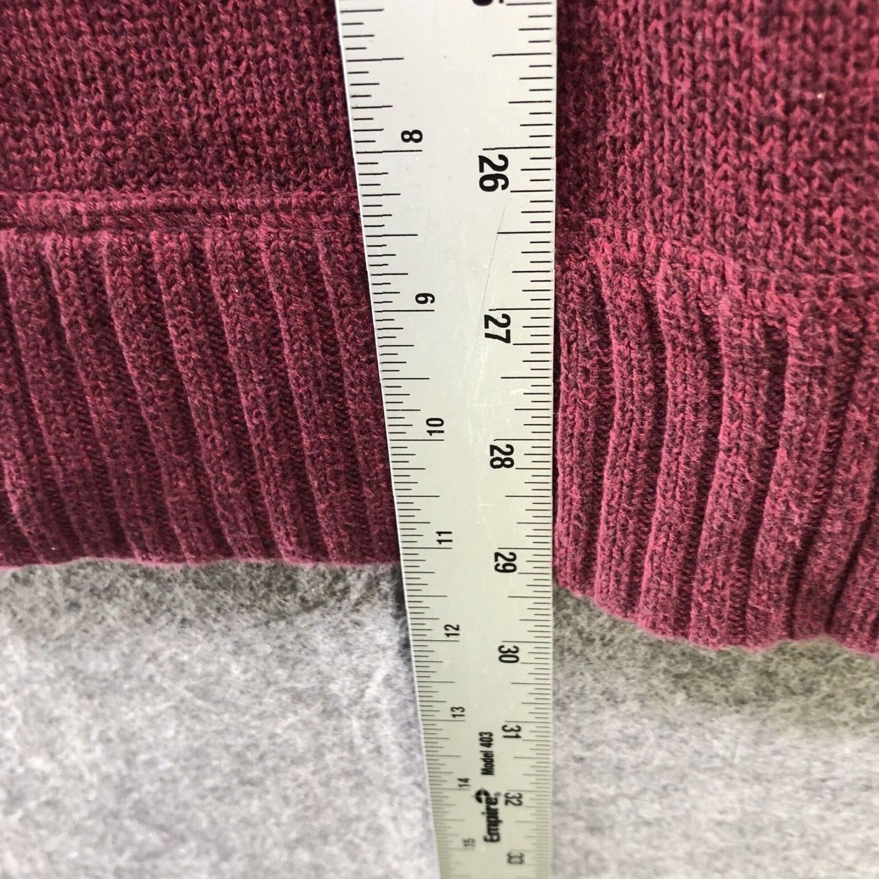 Eddie Bauer VINTAGE Eddie Bauer 1/4 Zip Sweater Mens 2XL Burgundy Wine Red Cotton Knit Pullover Size US XXL / EU 58 / 5 - 5 Thumbnail