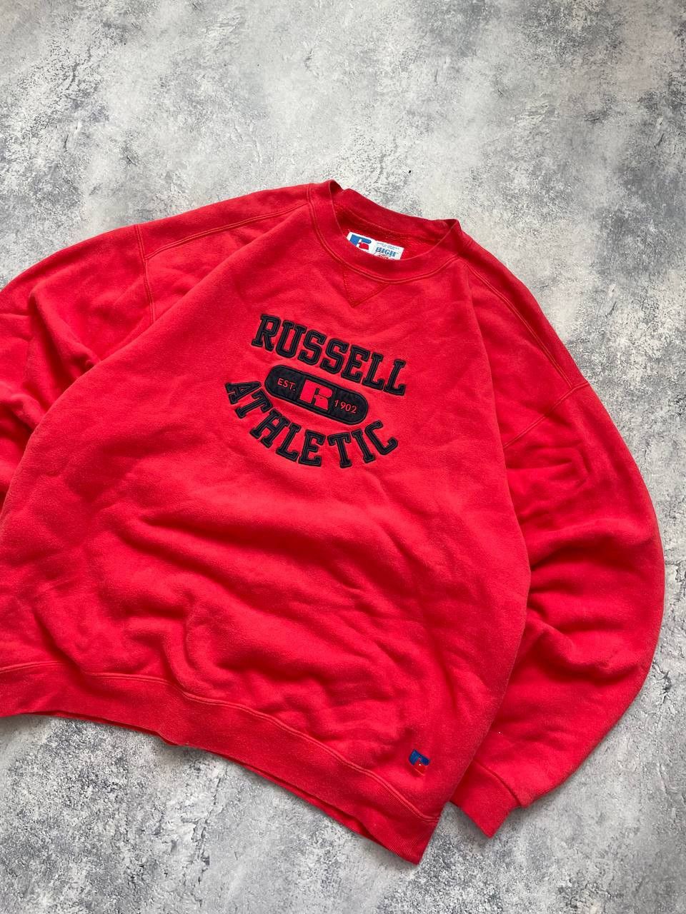 Russell Athletic × Vintage Vintage Russell Athletic sunfaded sweatshirt Size US L / EU 52-54 / 3 - 2 Thumbnail