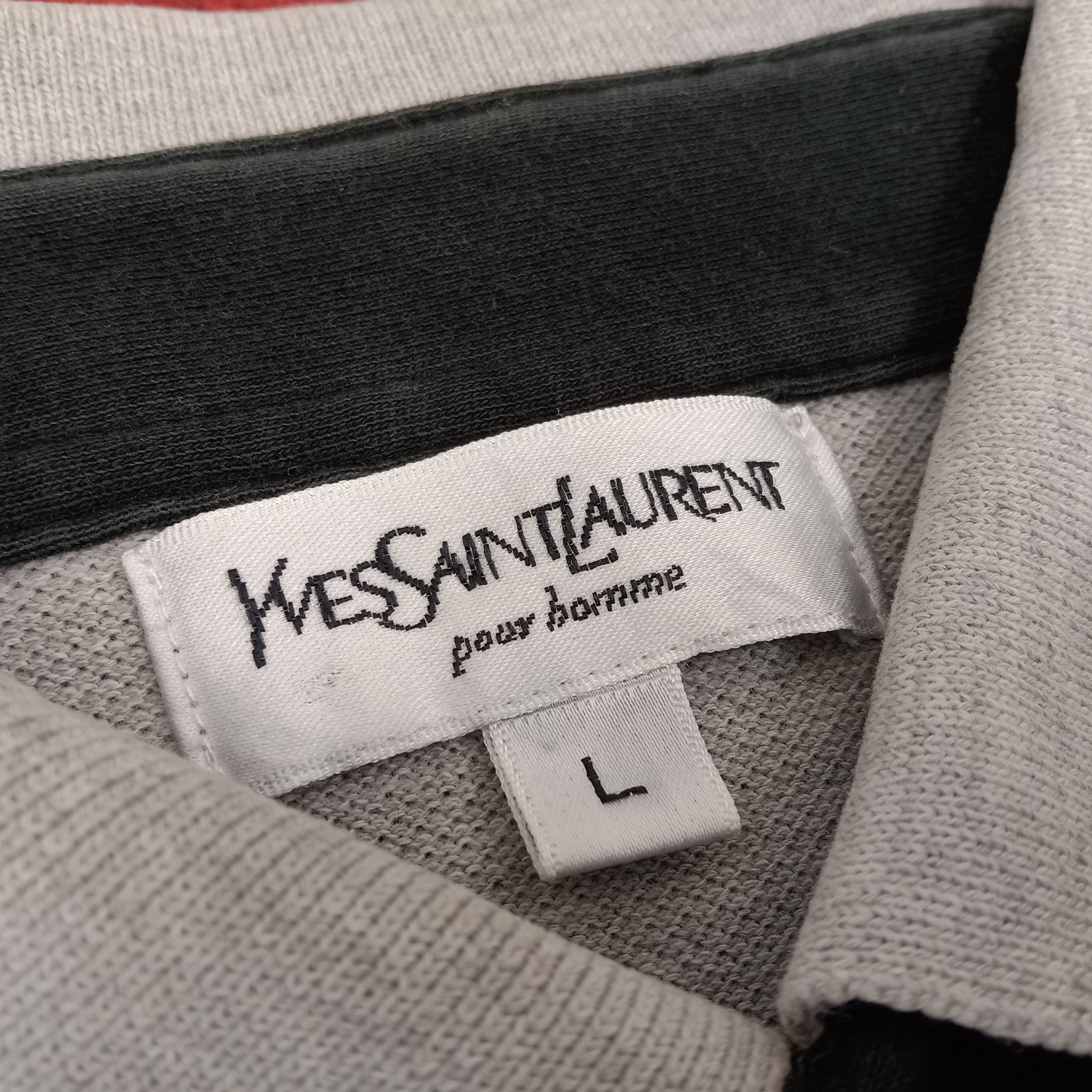 Vintage × Yves Saint Laurent Yves Saint Laurent Luxury Brand Rare Design Polos Size US M / EU 48-50 / 2 - 5 Thumbnail
