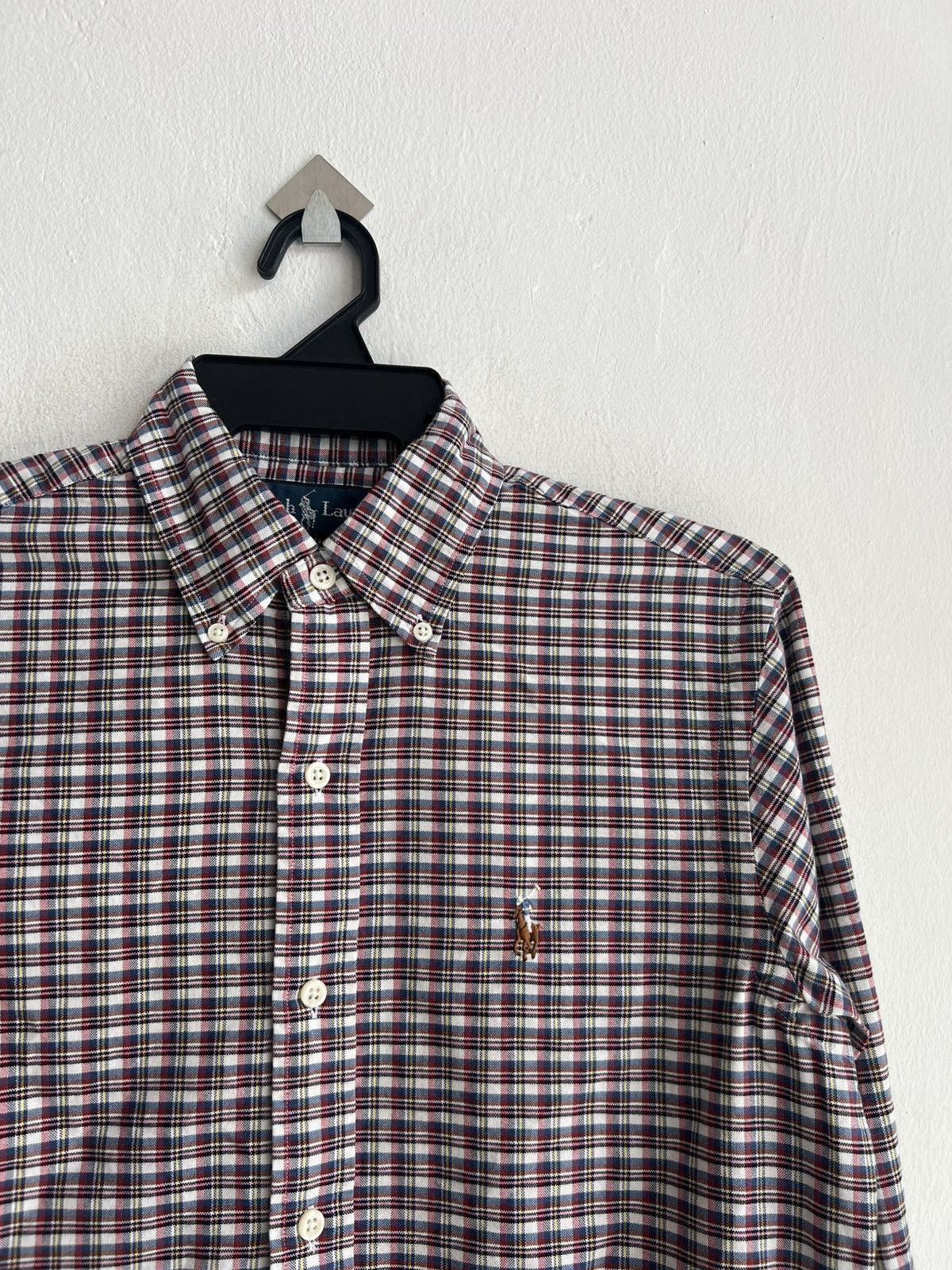 Polo Ralph Lauren Polo Ralph Lauren Custom Fit Gingham Plaid Oxford Shirt Size US XS / EU 42 / 0 - 1 Thumbnail