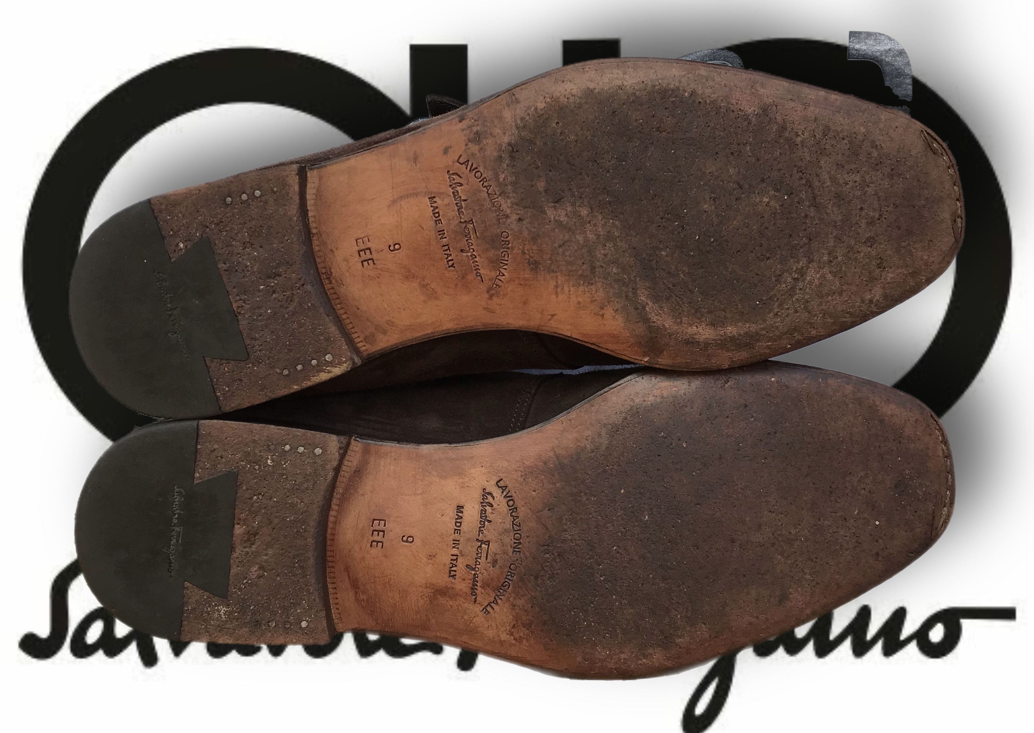 Salvatore Ferragamo Salvatore Ferragamo Dress Suede Single Monk Strap Loafer Size US 10 / EU 43 - 8 Thumbnail