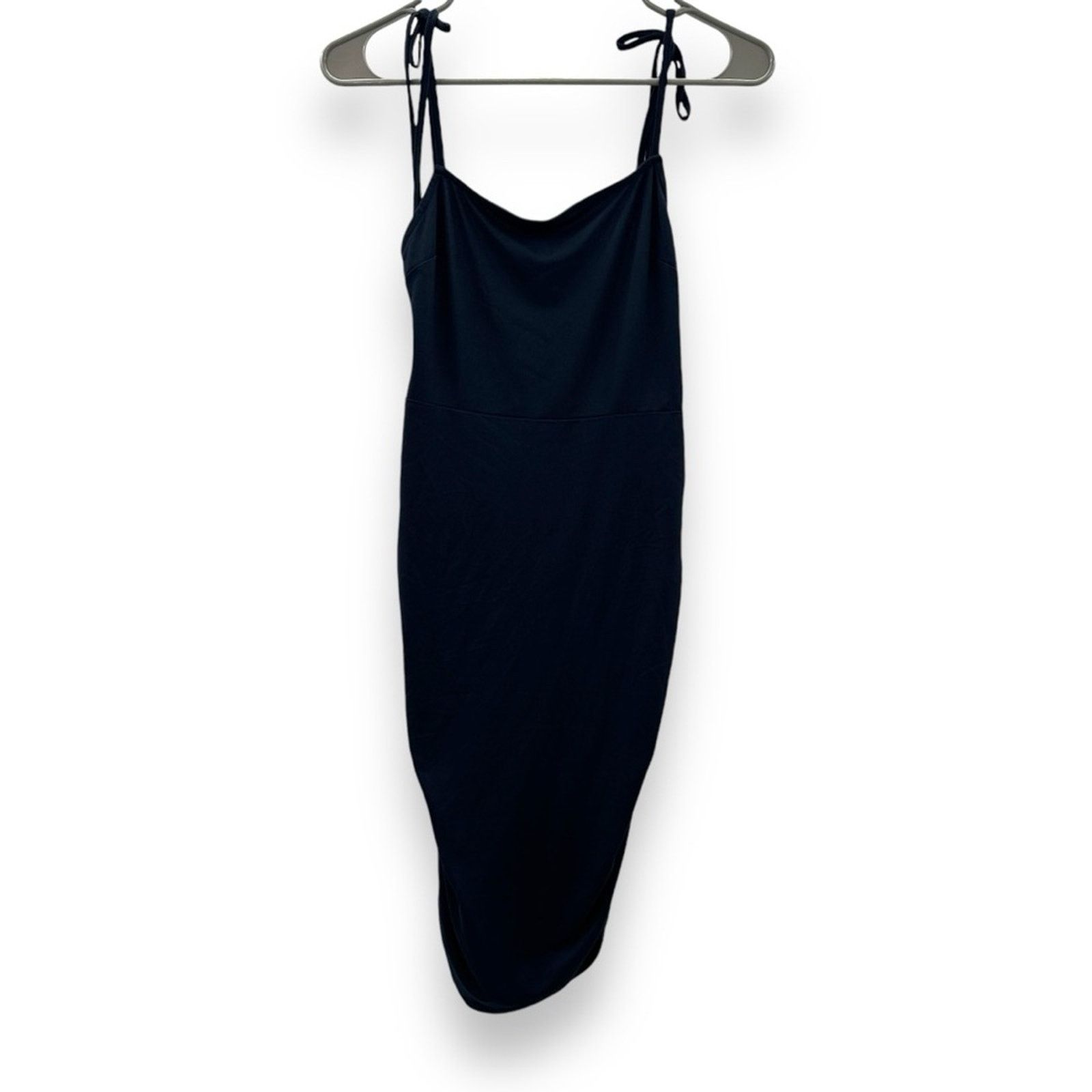 Hutch Anthropologie Hutch Navy Blue Ruched Asymmetrical Mini Dress Size S / US 4 / IT 40 - 3 Thumbnail