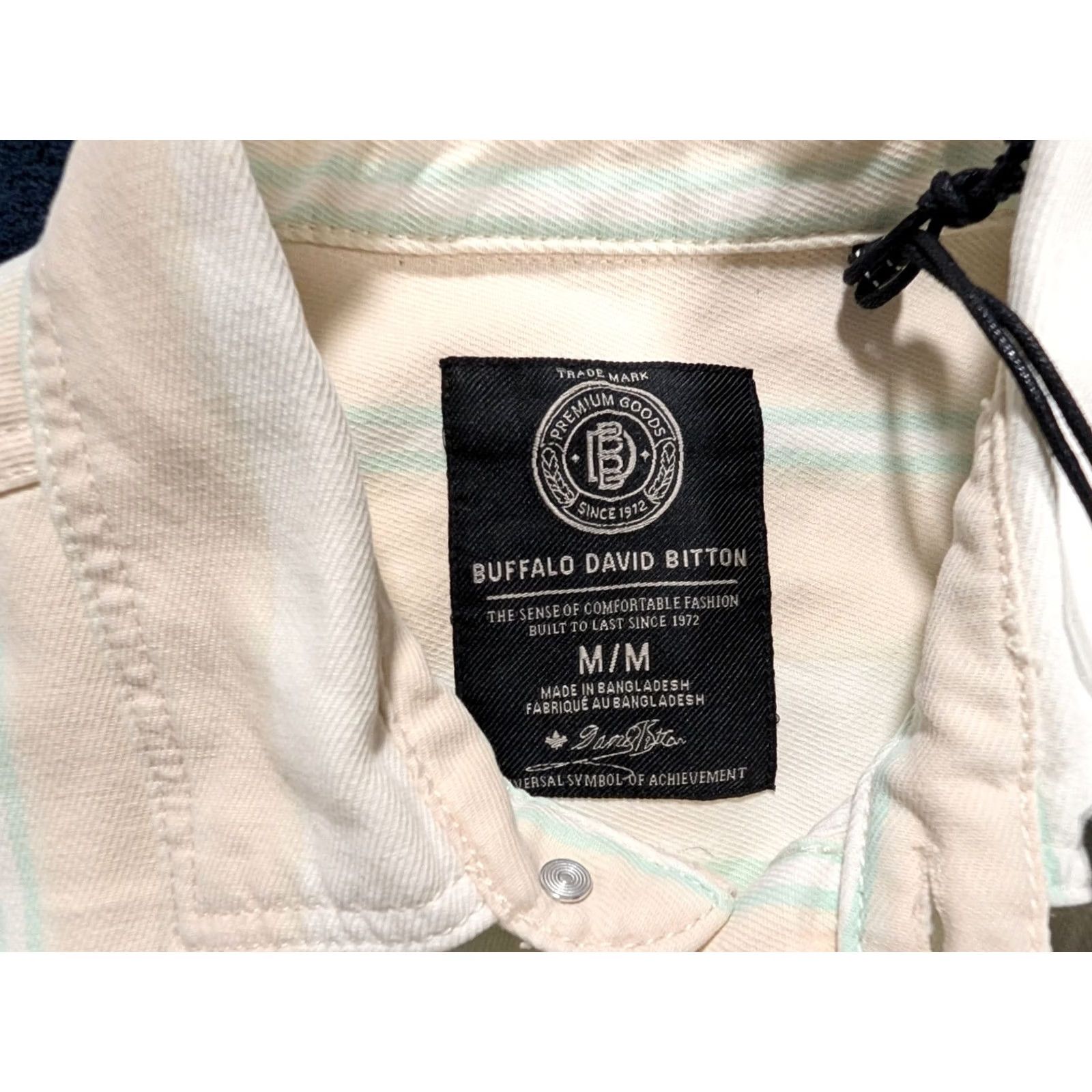 Buffalo David Bitton Buffalo David Bitton Button-Up Denim Shirt White Mens M NWT Shacket Casual Cotton Denim Shirt White Mens M NWT Size US M / EU 48-50 / 2 - 4 Thumbnail