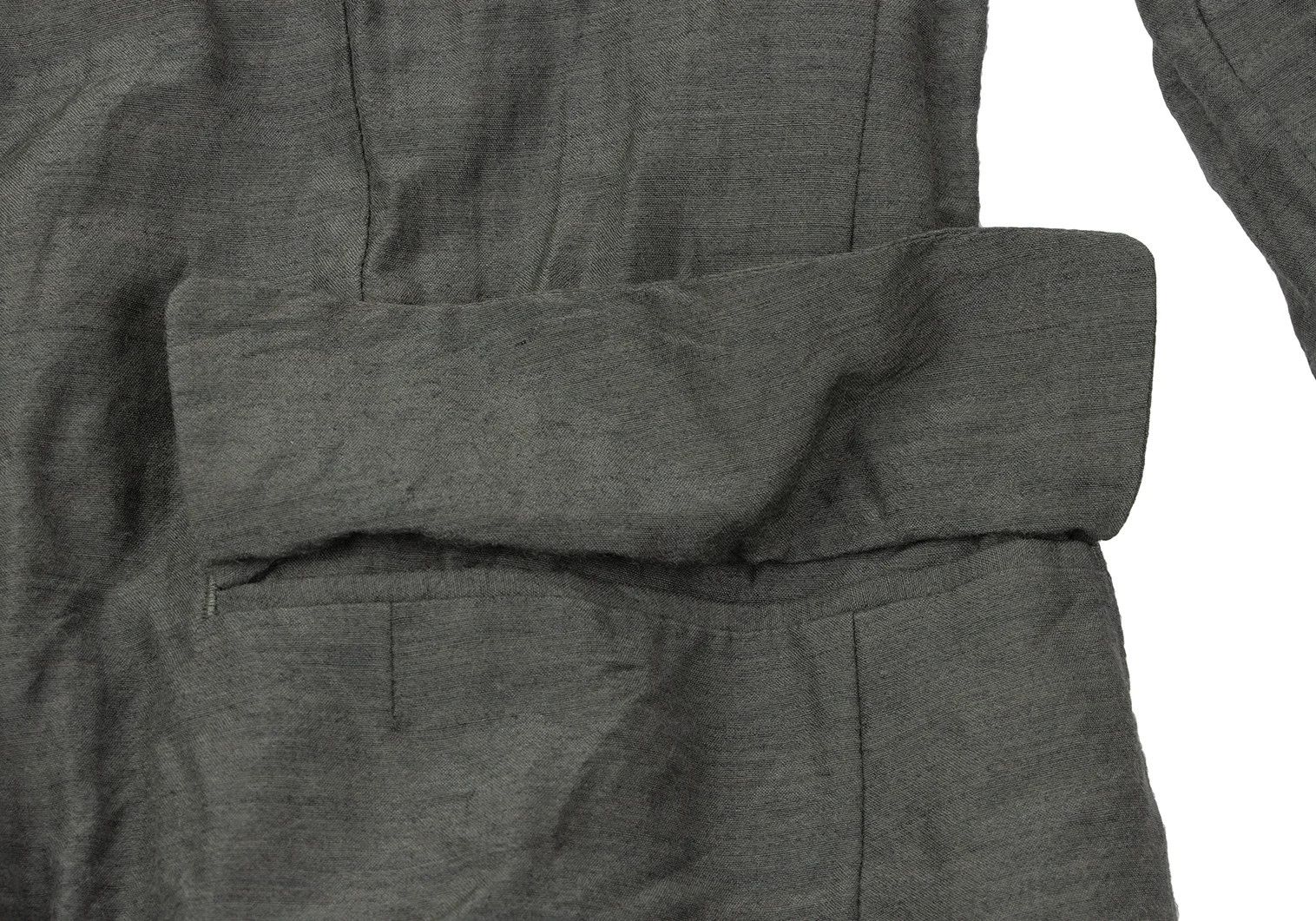 Kolor Layered Knit Jacket in Khaki with Wrinkle Finish Size US M / EU 48-50 / 2 - 12 Thumbnail