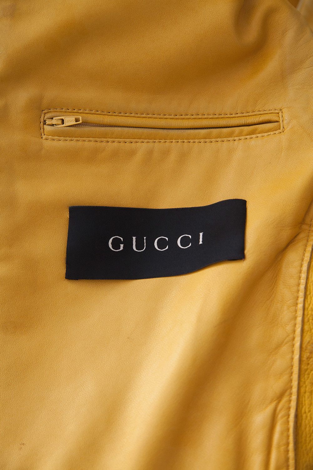 Gucci AW00 yellow leather jacket Size US L / EU 52-54 / 3 - 6 Thumbnail