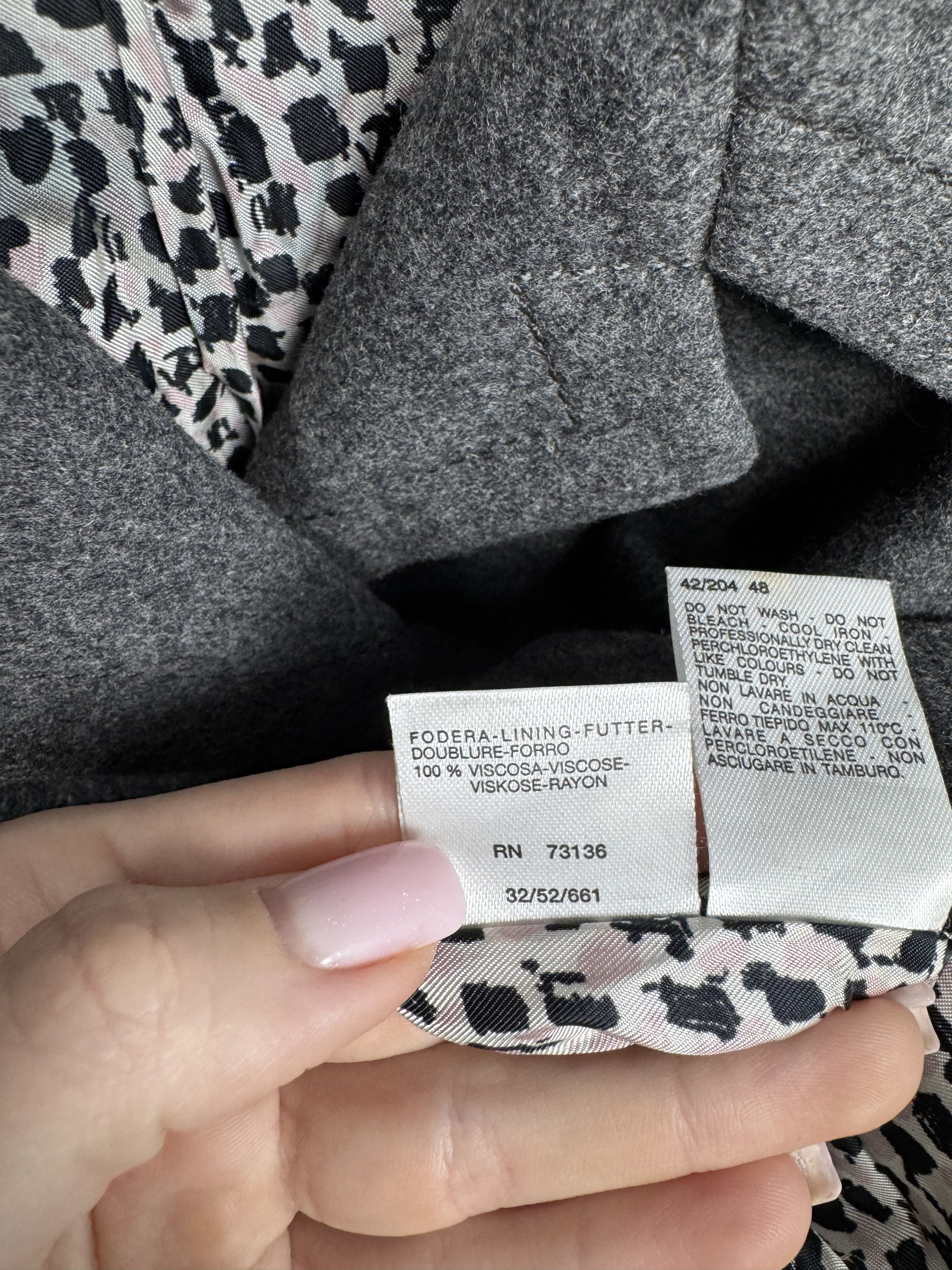 Max Mara Max Mara Womens Wool Blazer Jacket Size XL / US 12-14 / IT 48-50 - 5 Thumbnail