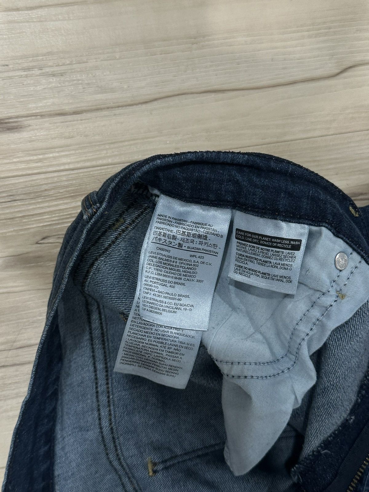 Levi's Levis 505 Straight Indigo Denim 34 x 34 Size US 34 / EU 50 - 6 Thumbnail