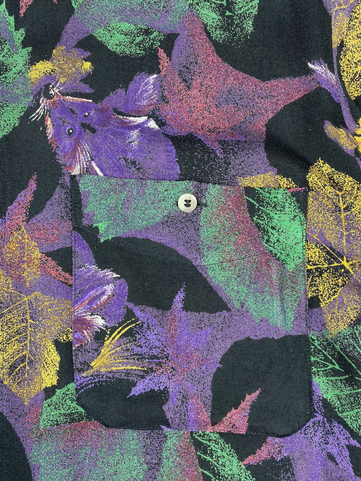 Vintage Vintage Fox Print Button Up Short Sleeve Crazy Shirt Size US S / EU 44-46 / 1 - 6 Thumbnail