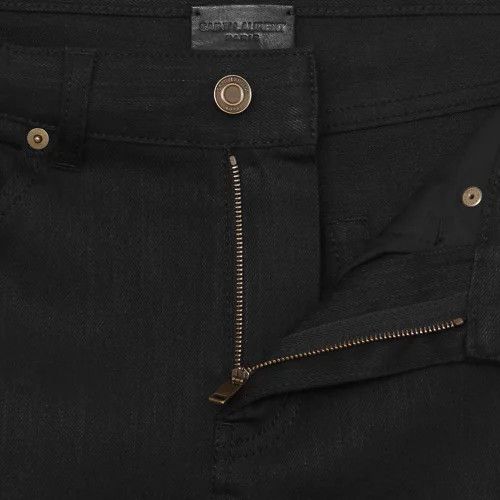 Saint Laurent Paris o1bcso1str1024 Skinny Fit Jeans in Black Size US 27 - 3 Thumbnail
