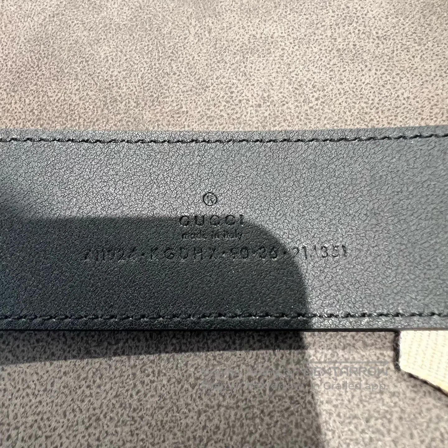 Gucci Guicci size90 Double G buckle; fully printed logo; double-s Size ONE SIZE - 3 Thumbnail