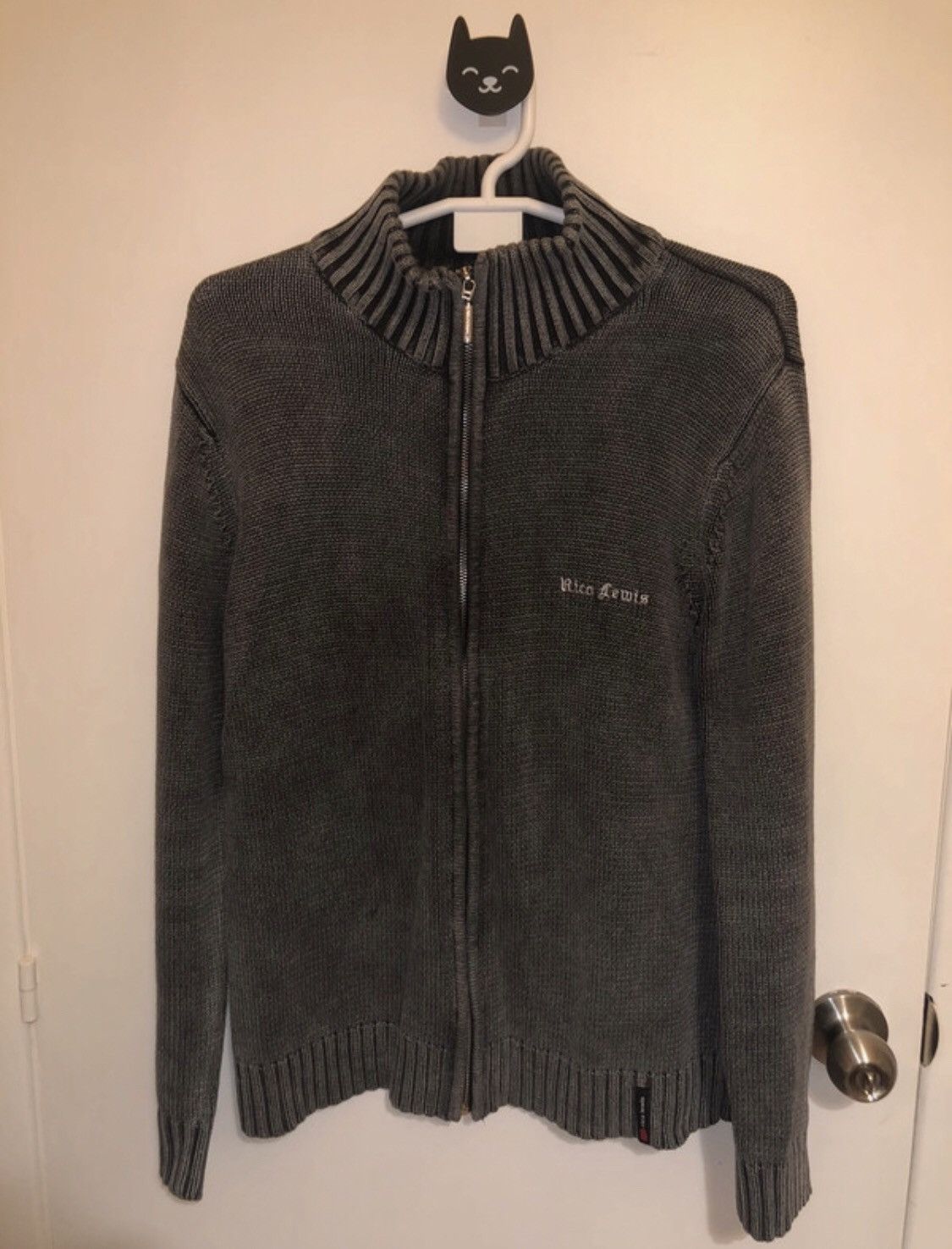 Designer × Vintage Vintage Grey Rica Lewis Cardigan Size US M / EU 48-50 / 2 - 3 Thumbnail