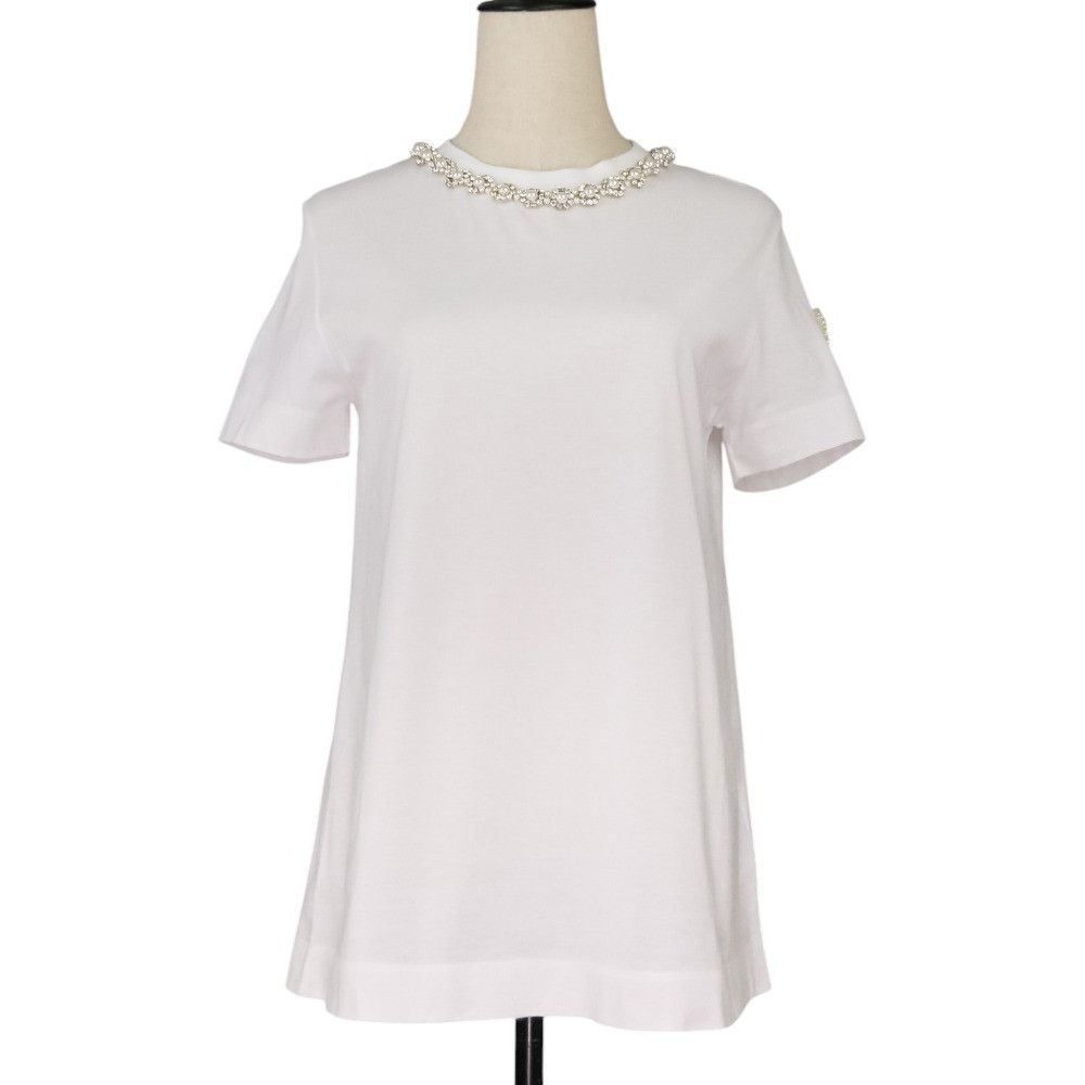 Moncler Moncler Simone Rocha Pearl T-shirt Cotton T-Shirts