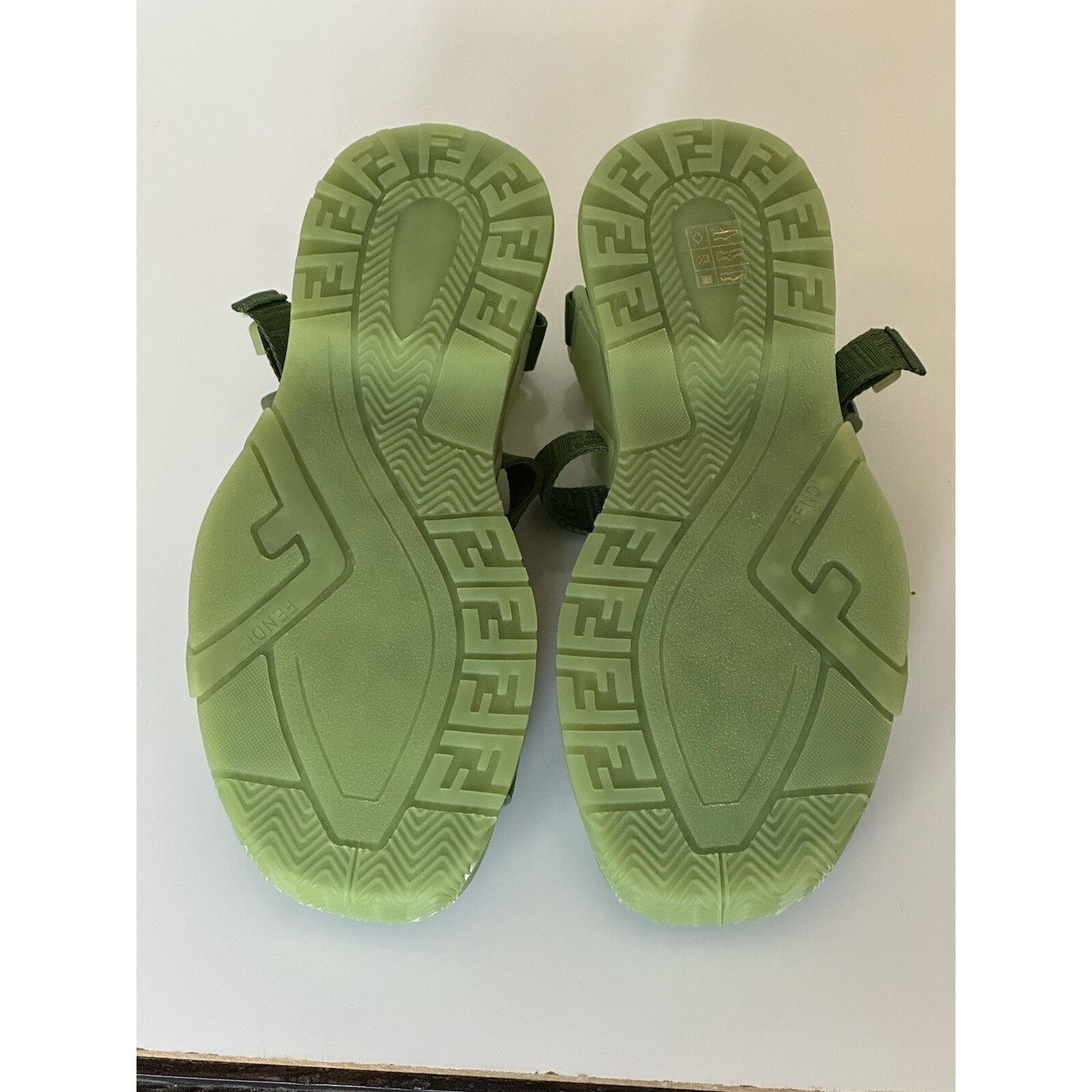 Fendi Fendi Men's FF Strapped Basil Sandals 10 US/ 9 UK 7X1503 Size US 10 / EU 43 - 12 Thumbnail