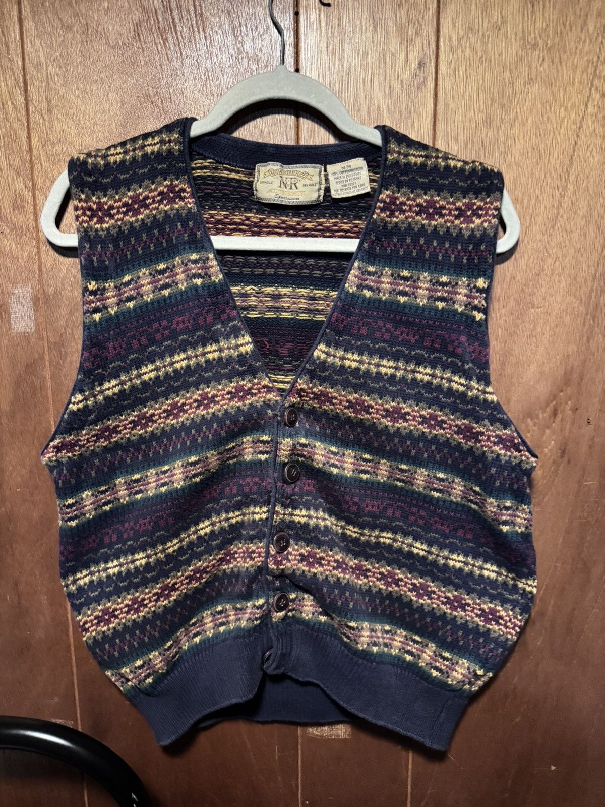 Vintage Vintage vest y2k new river co Size US M / EU 48-50 / 2 - 1 Thumbnail