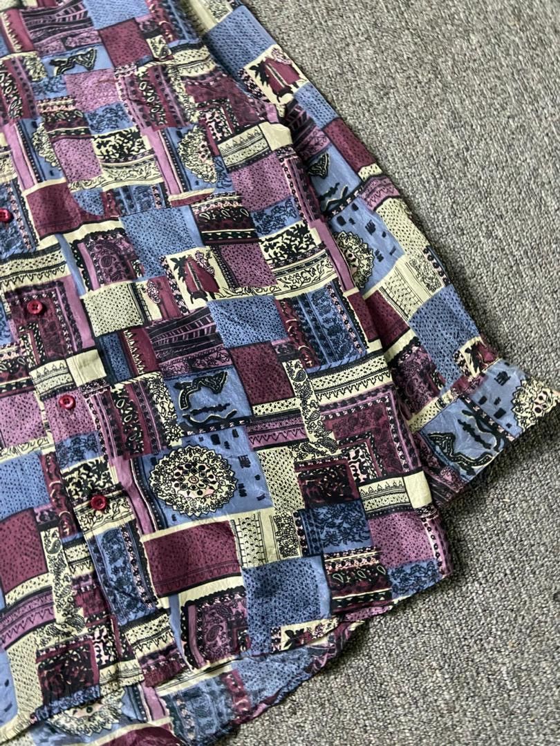 Japanese Brand Fiona Macphail Vintage Pattern Button Up Shirts (185) Size US M / EU 48-50 / 2 - 6 Thumbnail